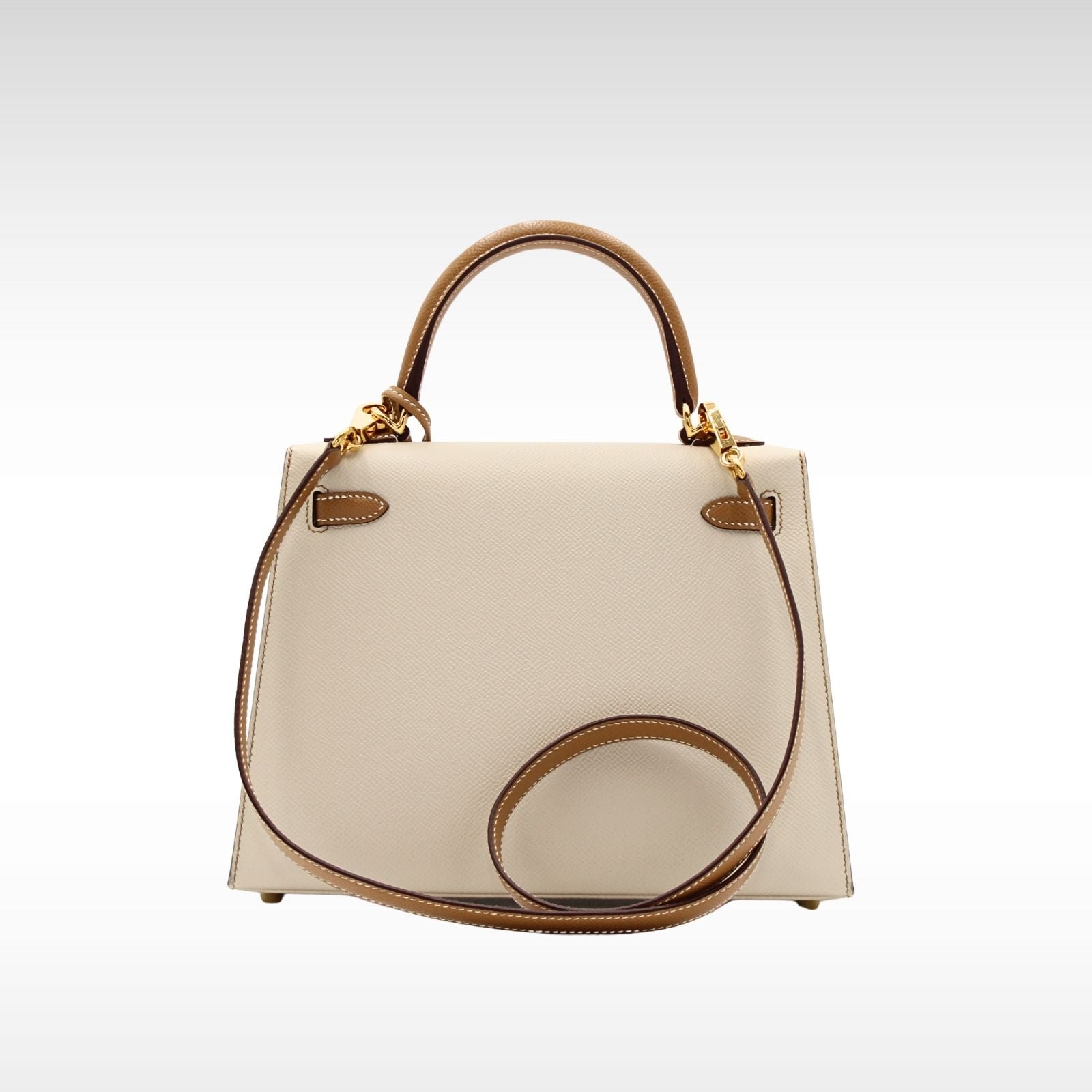 Kelly 25 Personal Order Epsom Craie+Biscuit