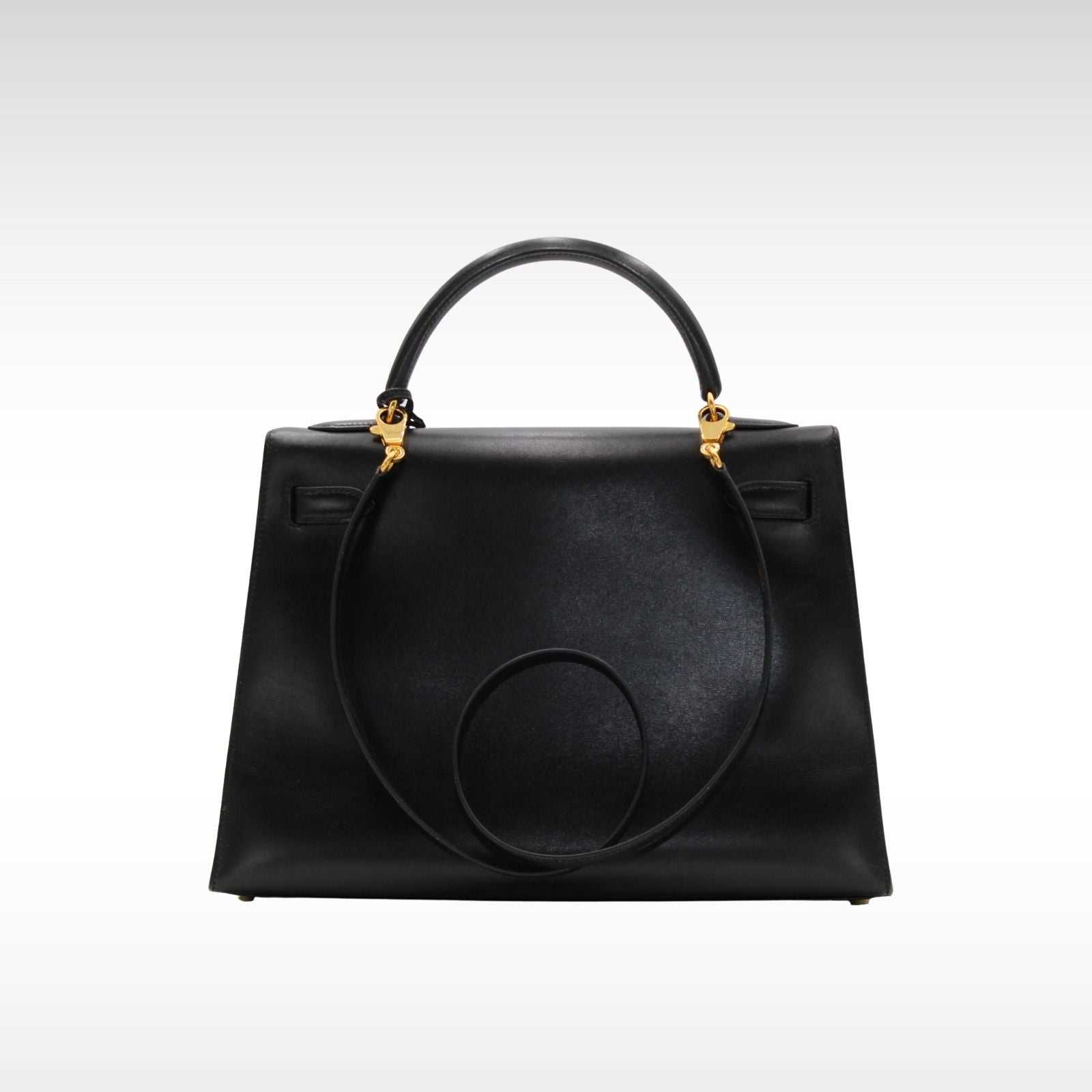 Kelly 32 Box calf Black