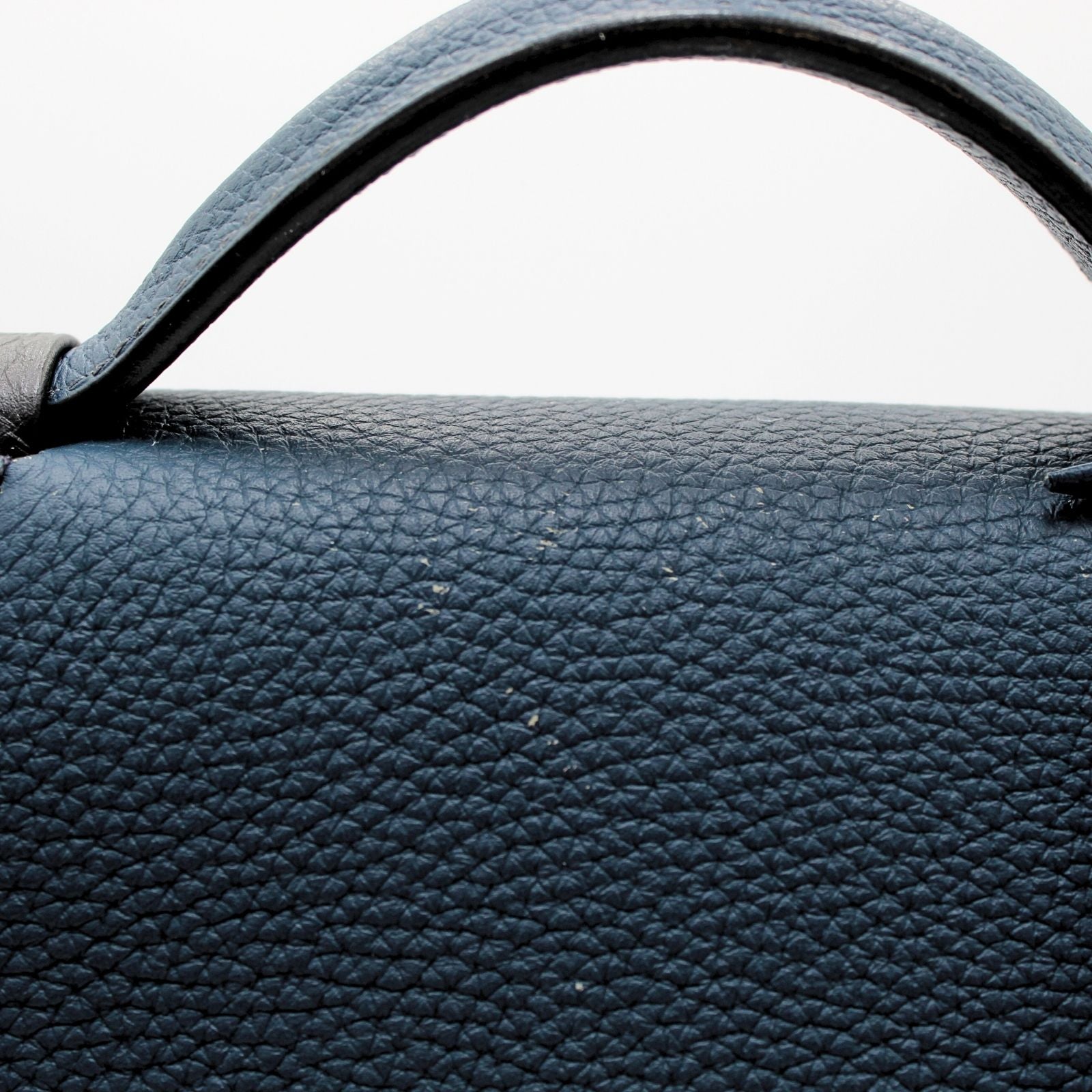 Sac A Depeches Multipocket 38-2 Togo Blue De Prusse+Black Briefcase