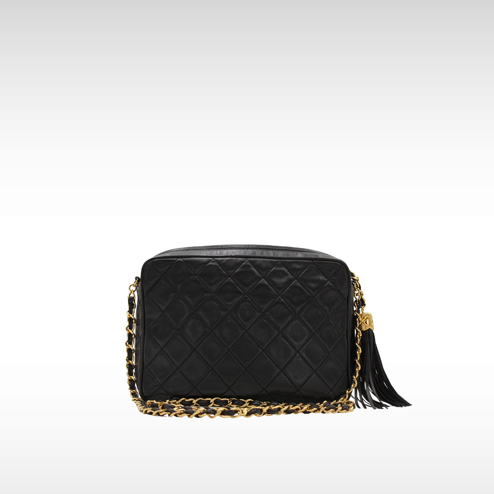 Lamb Black Crossbody Bag