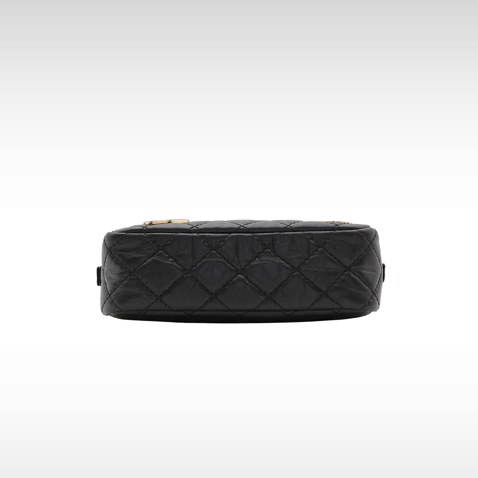 2.55 Calf Black Crossbody Bag