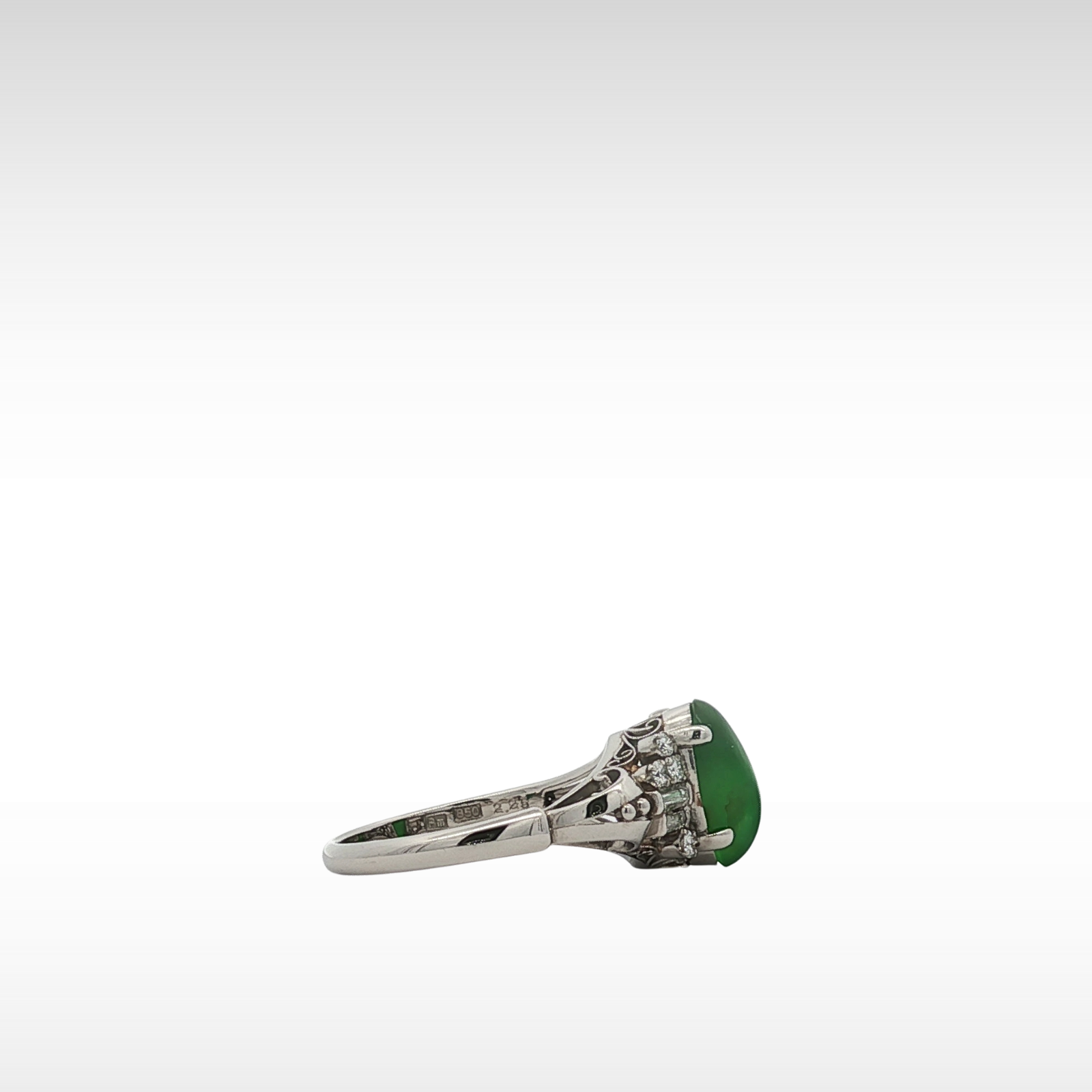 Jade Diamond PT Ring 7