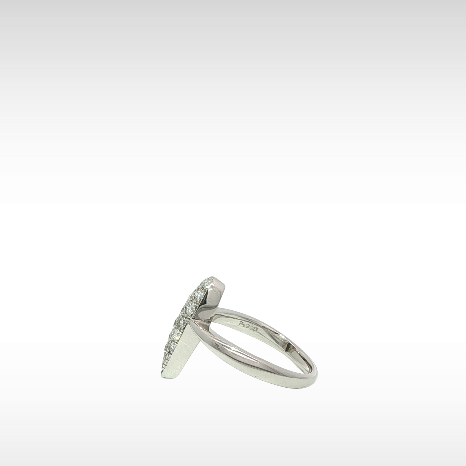 Diamond Platinum Ring 7.25