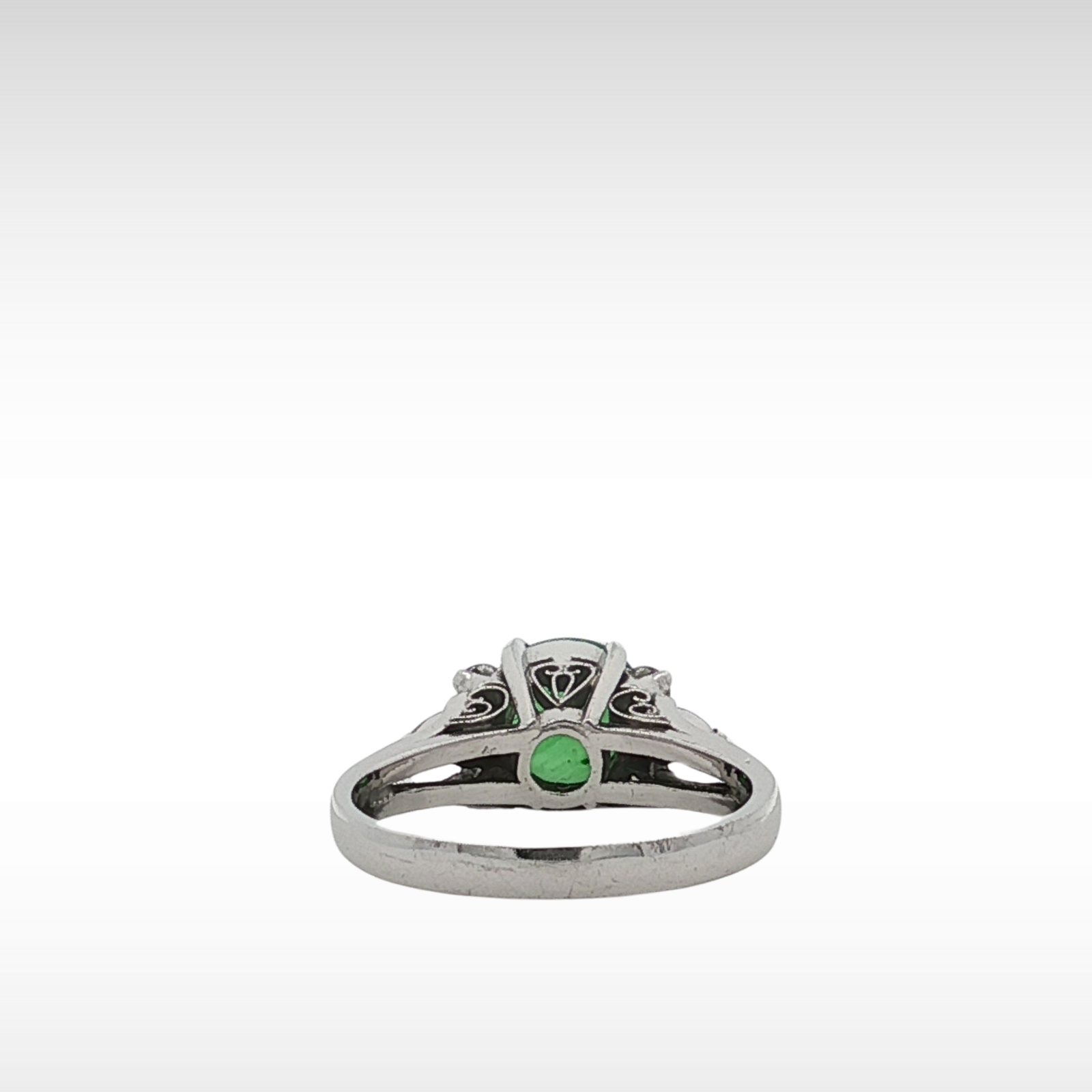 Jade Diamond PT Ring 5.25