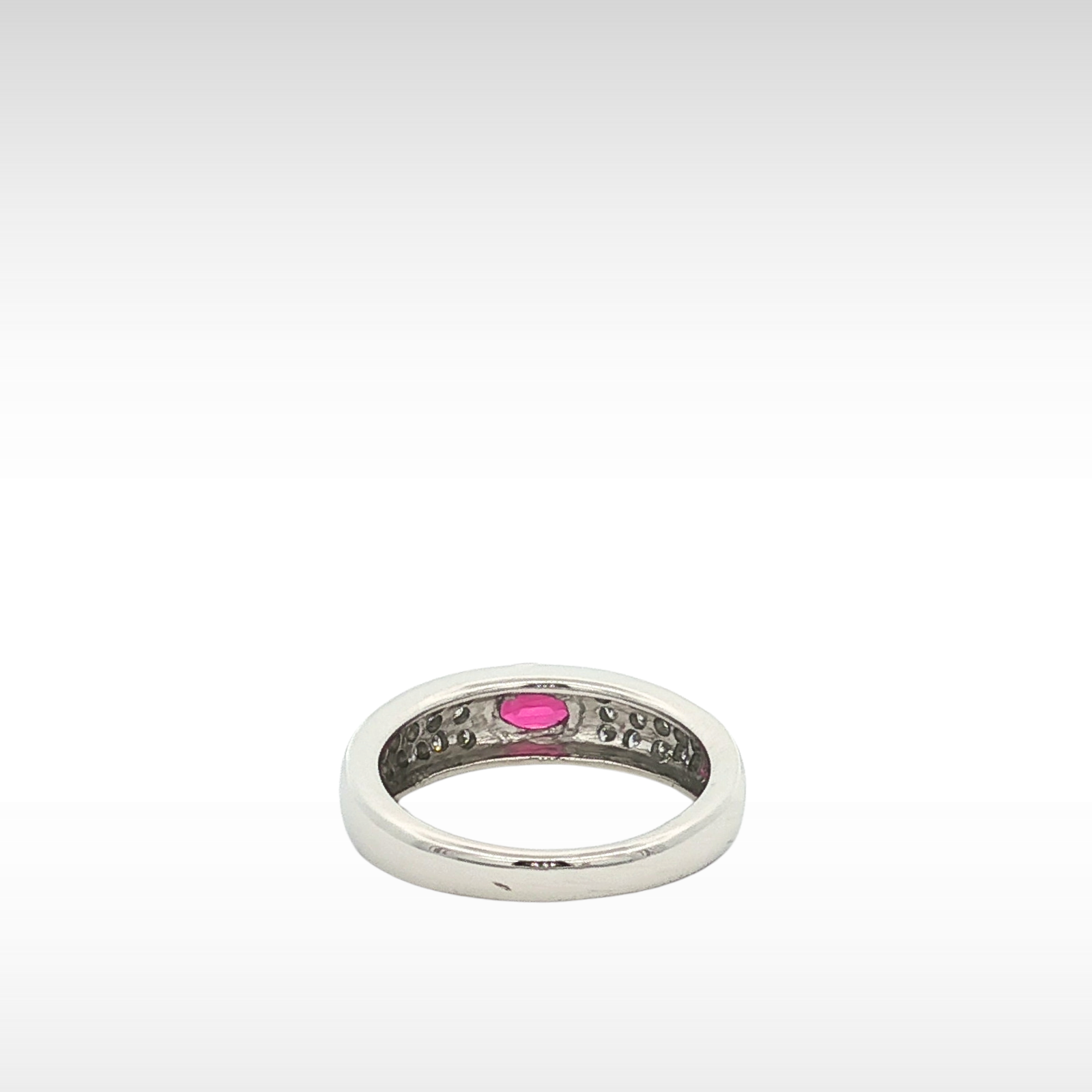 Ruby Diamond PT Ring 5