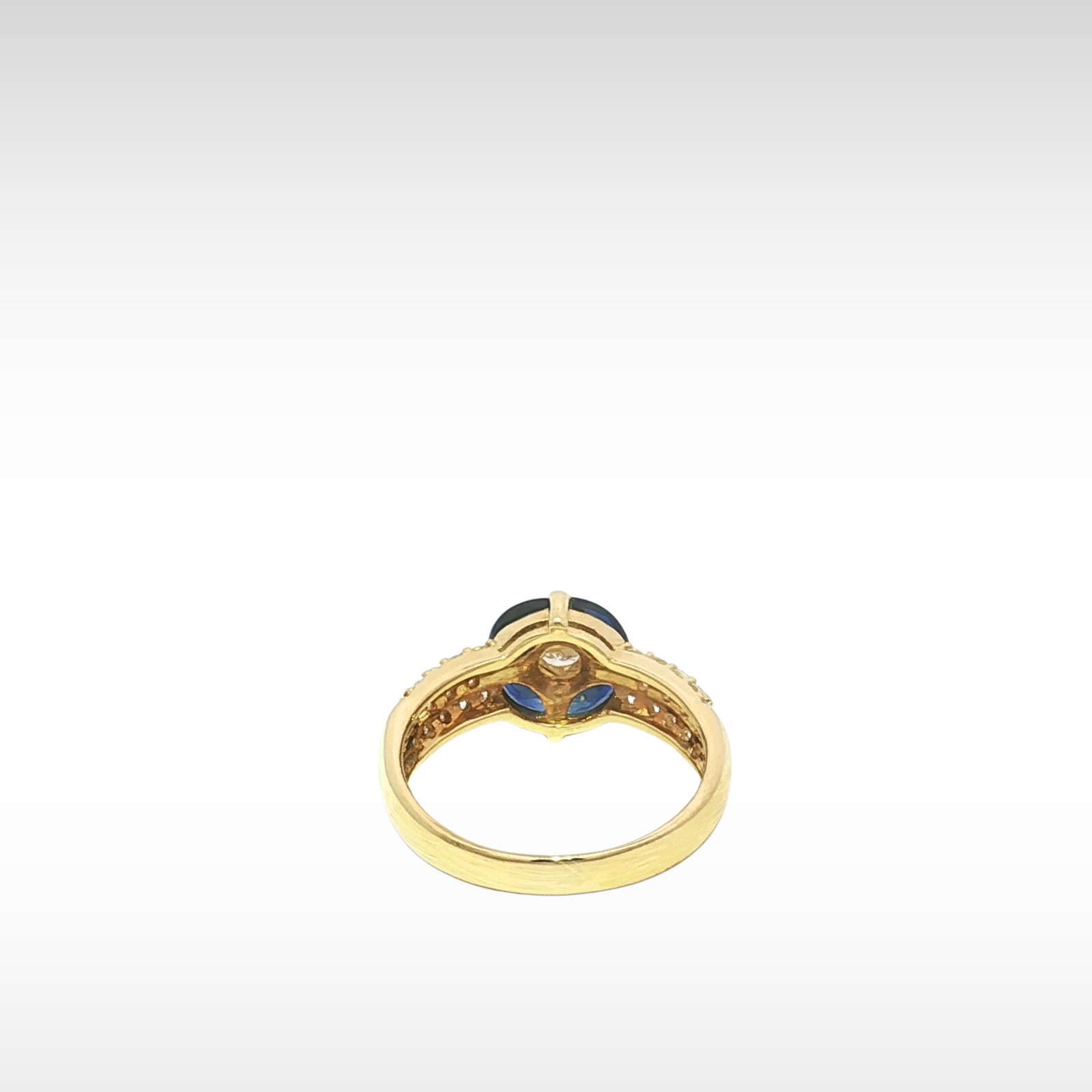 Sapphire Diamond Yellow Gold 7.25