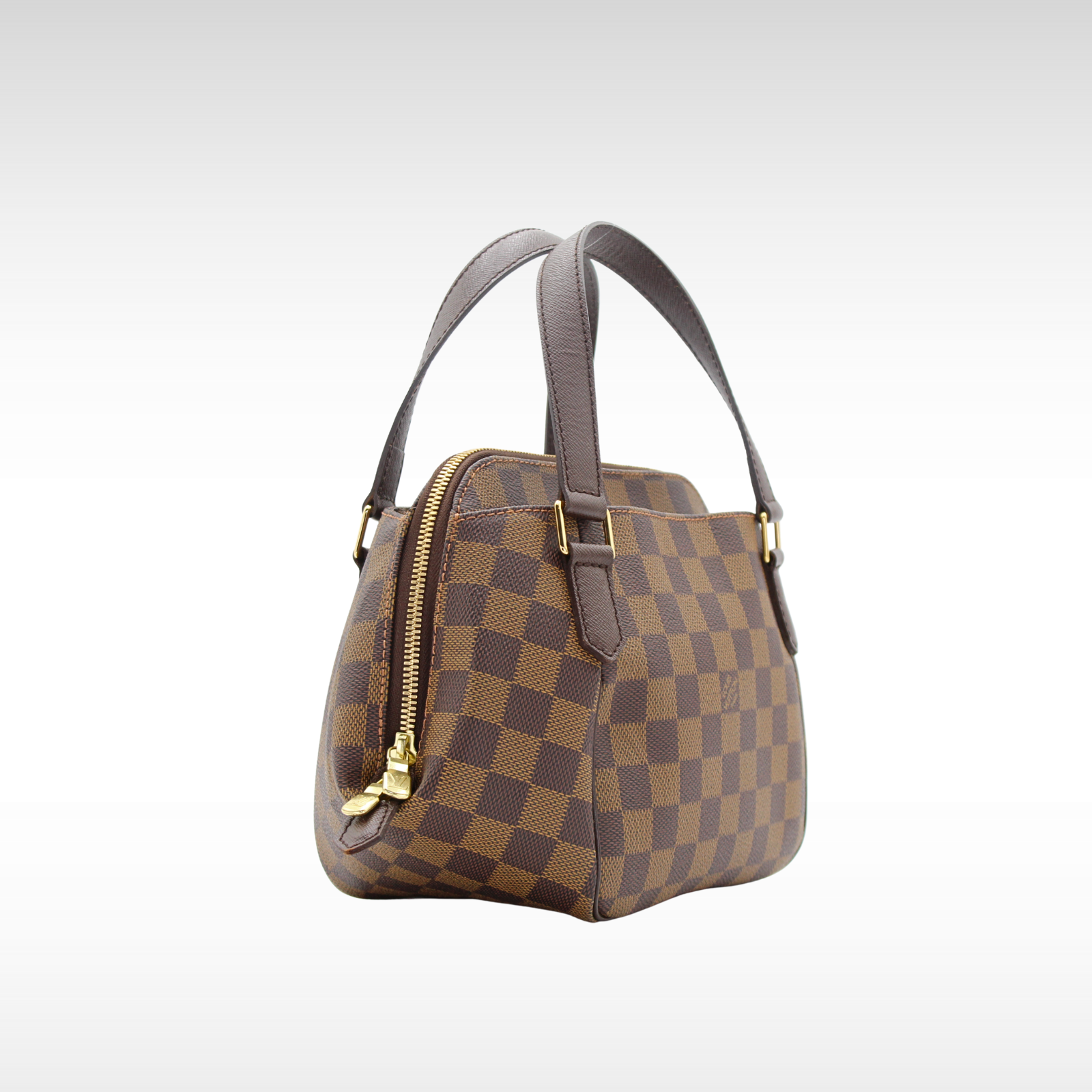 Belem PM Damier Coated Canvas Ebene Hand Bag