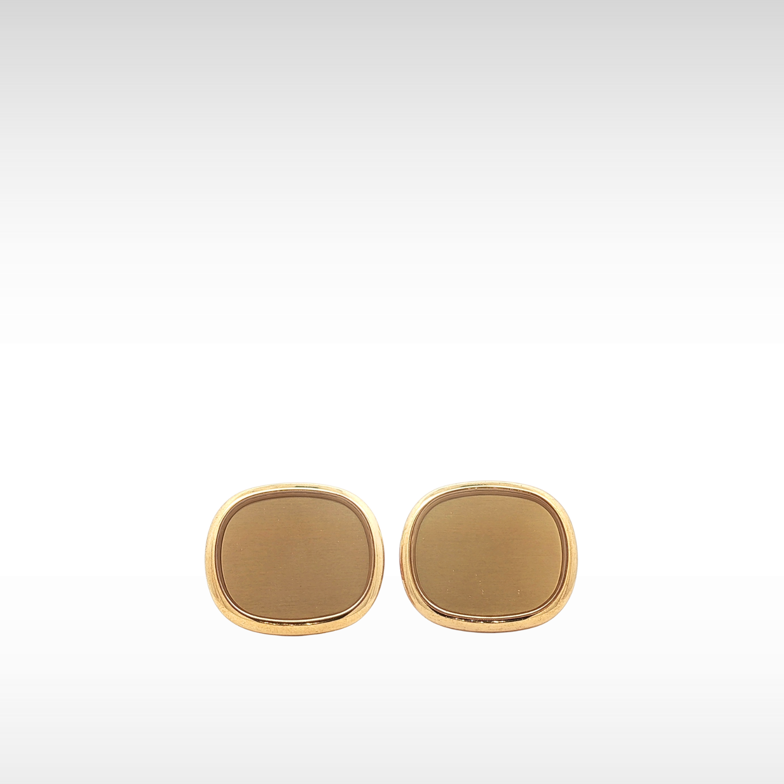 Ellipse Cufflinks Yellow Gold