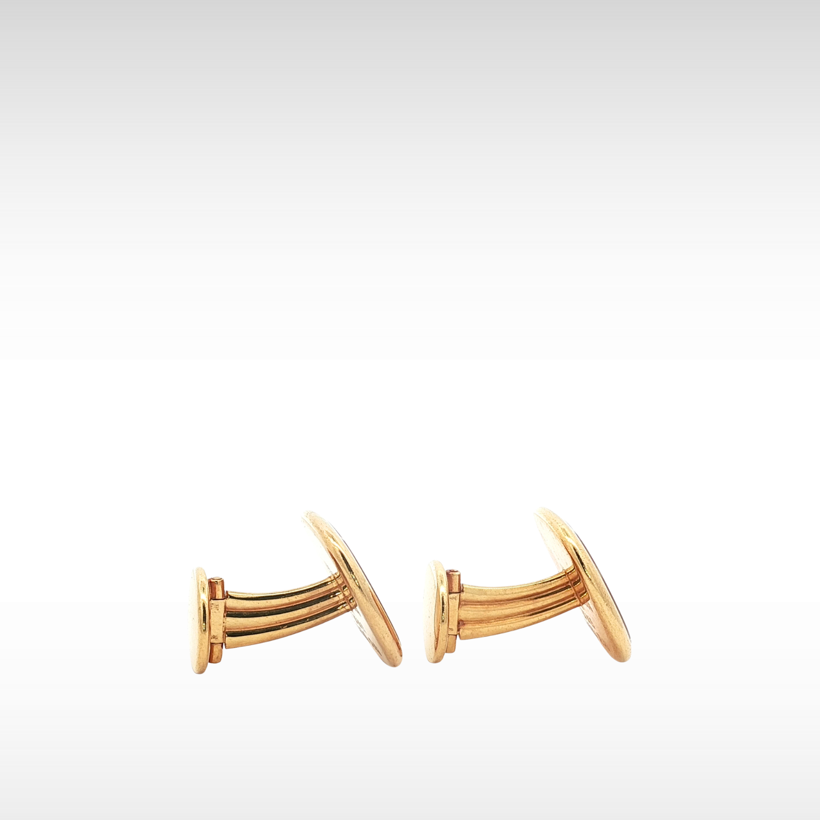 Ellipse Cufflinks Yellow Gold