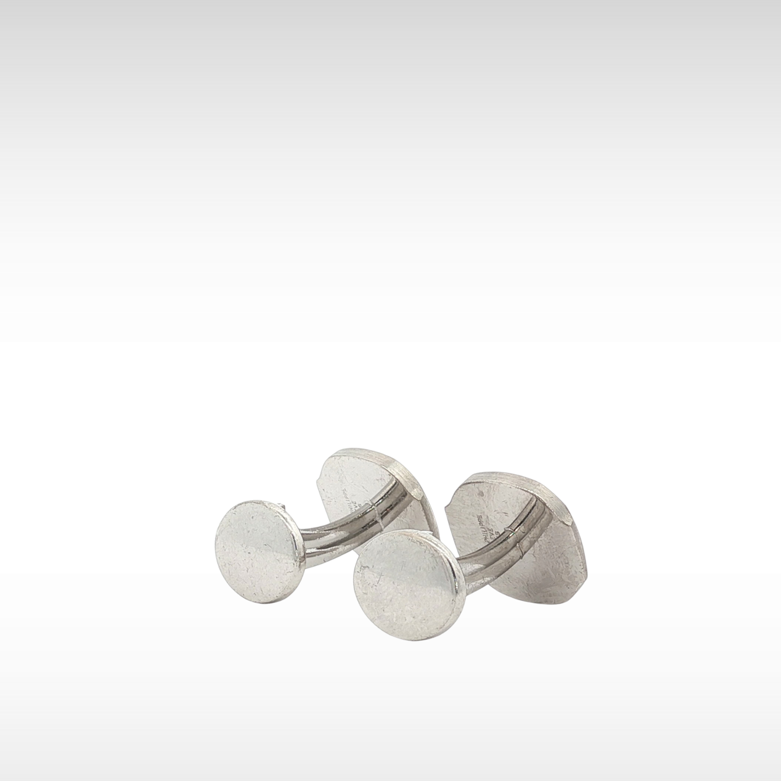 Nautilas Cufflinks White Gold