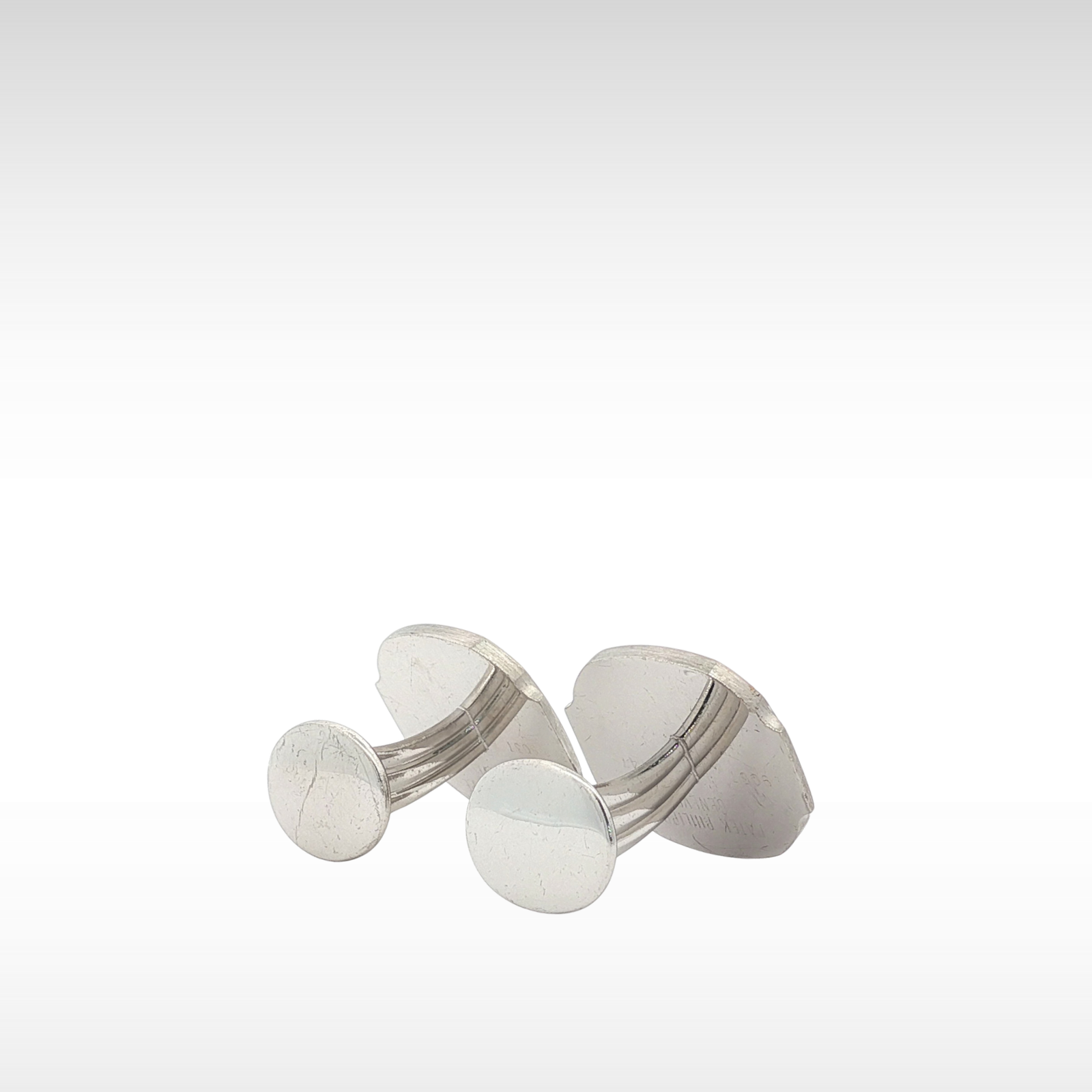 Nautilas Jumbo Cufflinks 9037 White Gold