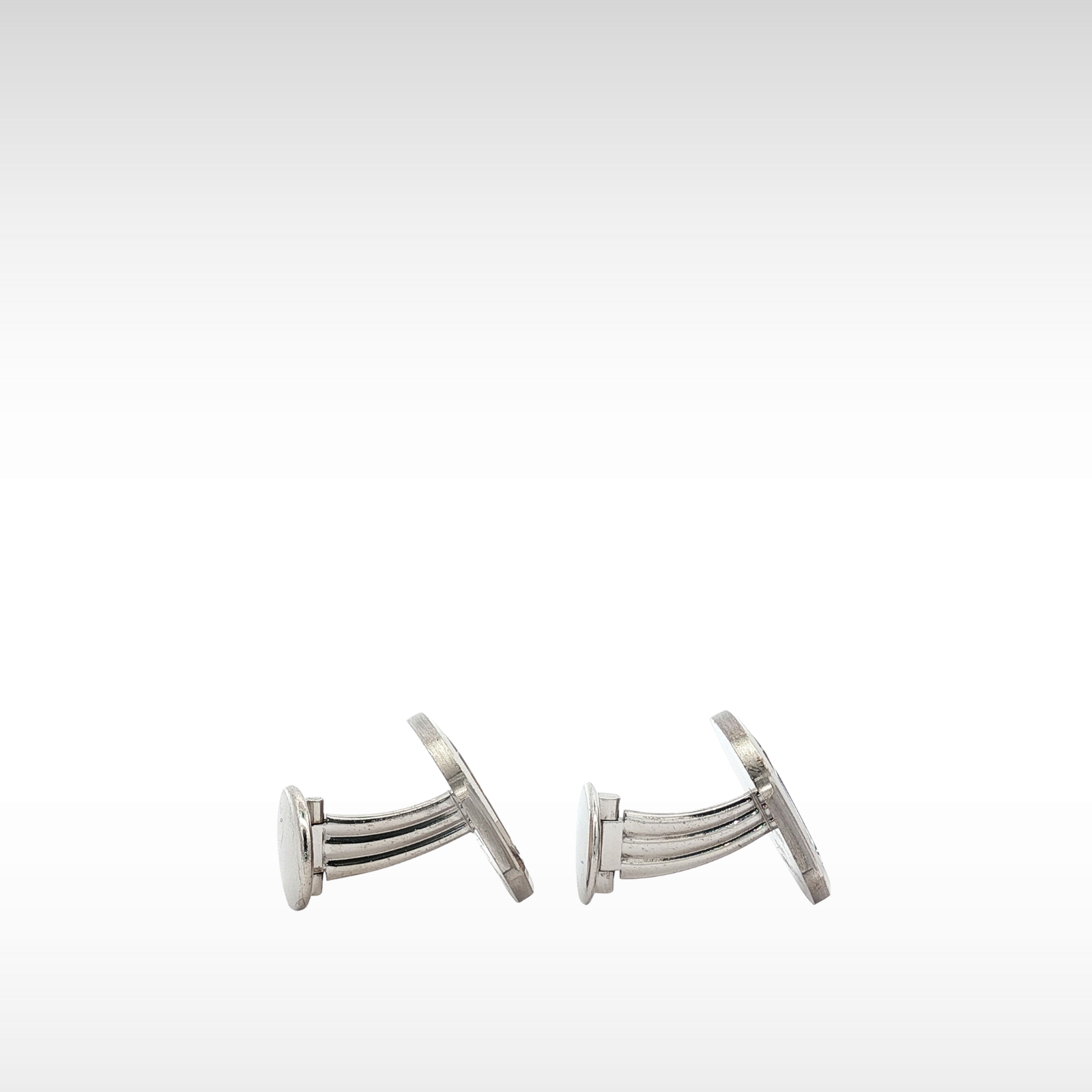 Nautilas Jumbo Cufflinks 9037 White Gold