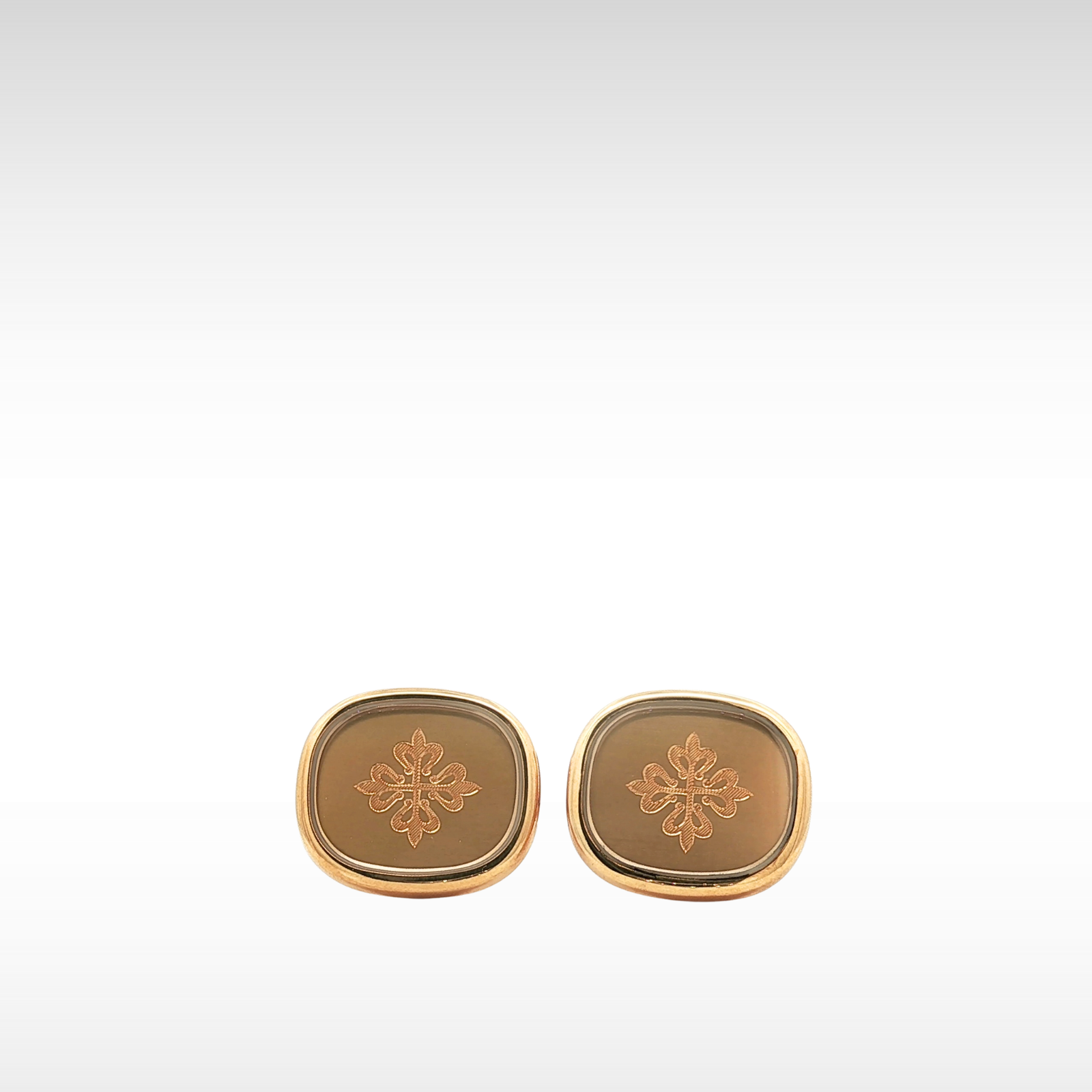 Ellipse Cufflinks & Tie Bar Yellow Gold