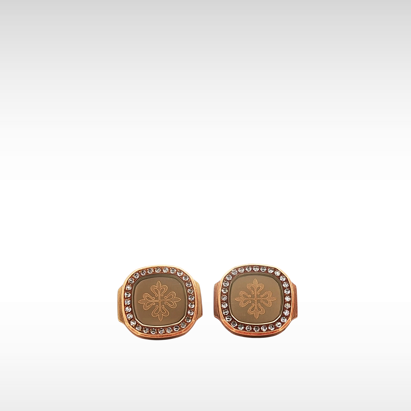 Nautilas Cufflinks & Tie Bar Yellow Gold