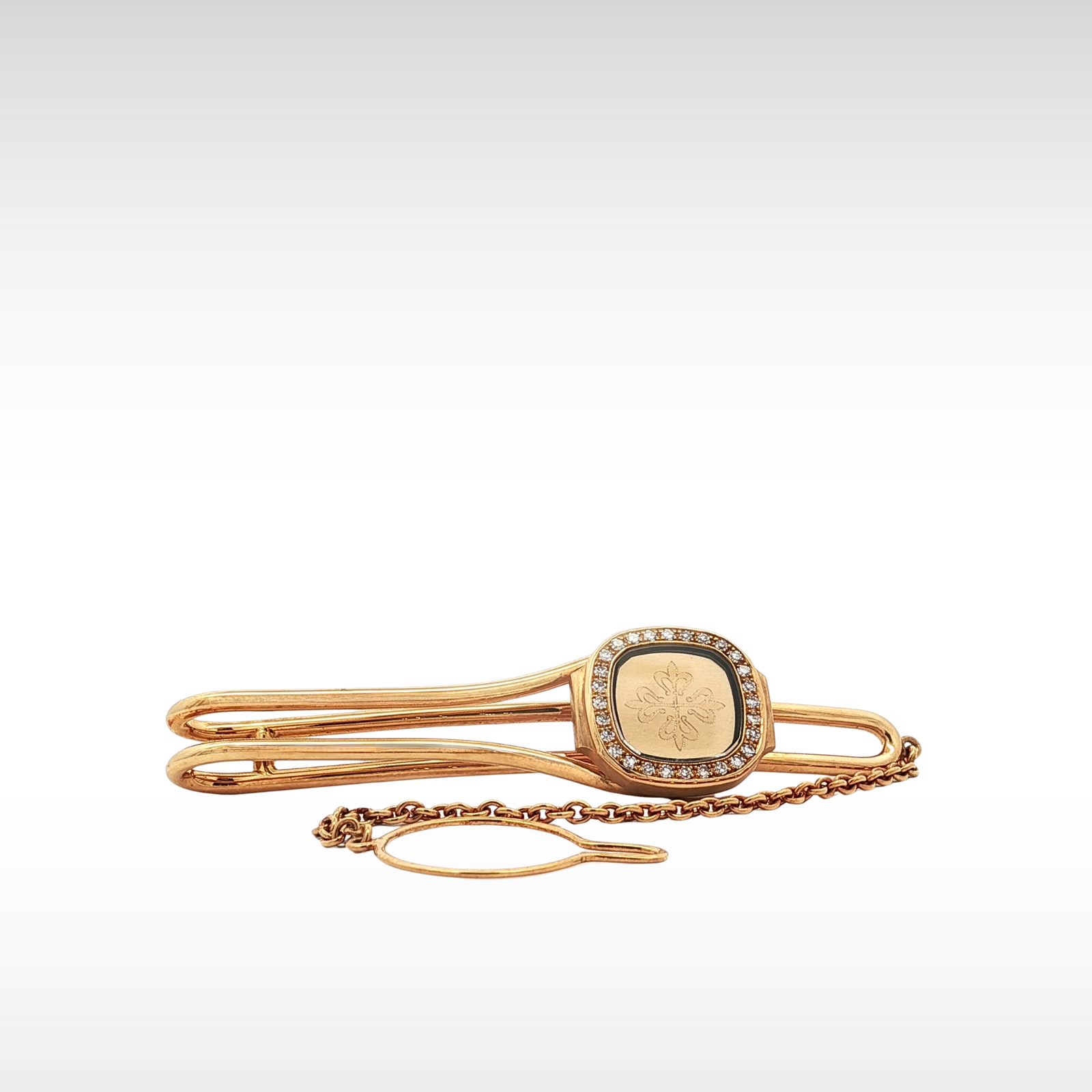 Nautilas Cufflinks & Tie Bar Yellow Gold