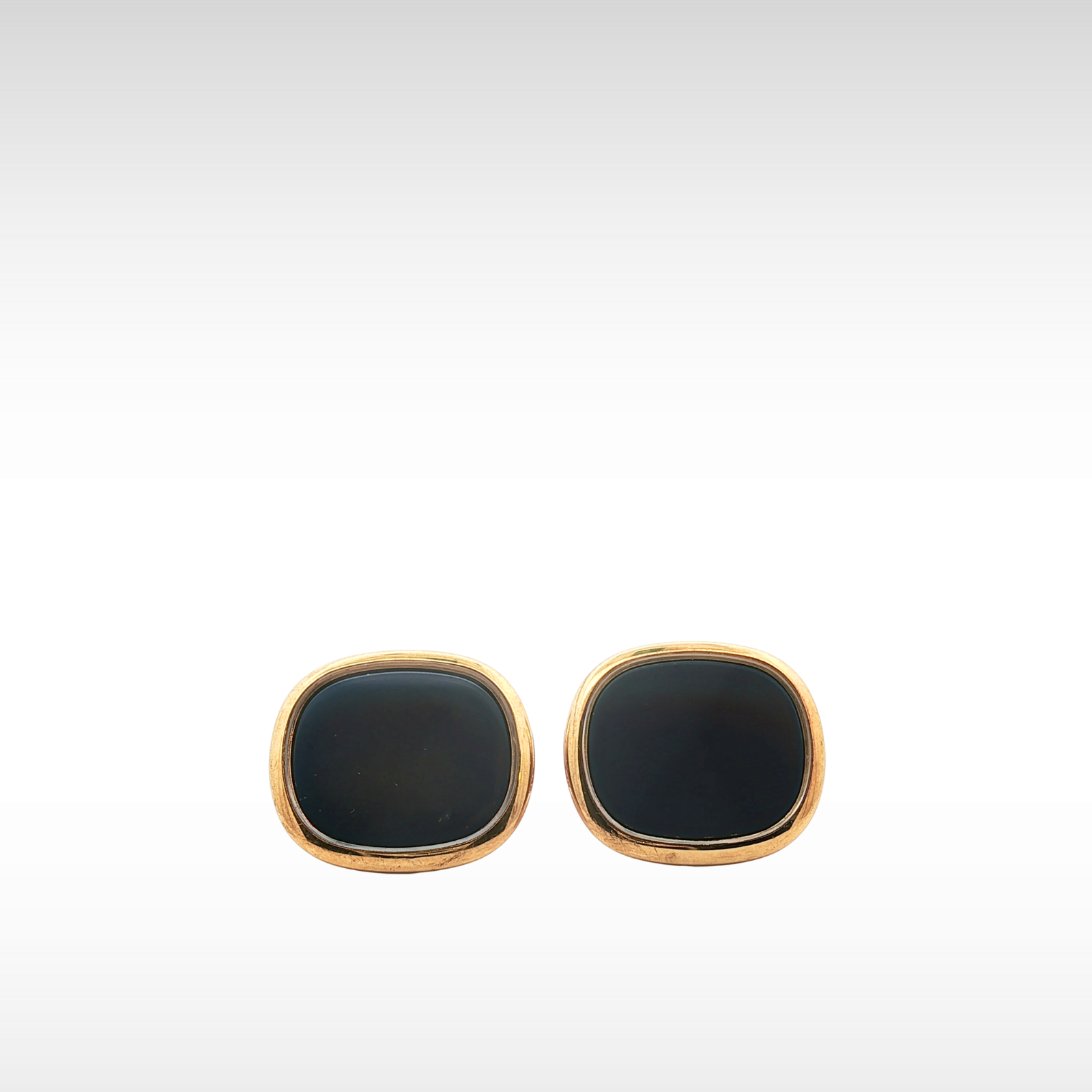 Ellipse Jumbo 9002J Cufflinks Yellow Gold