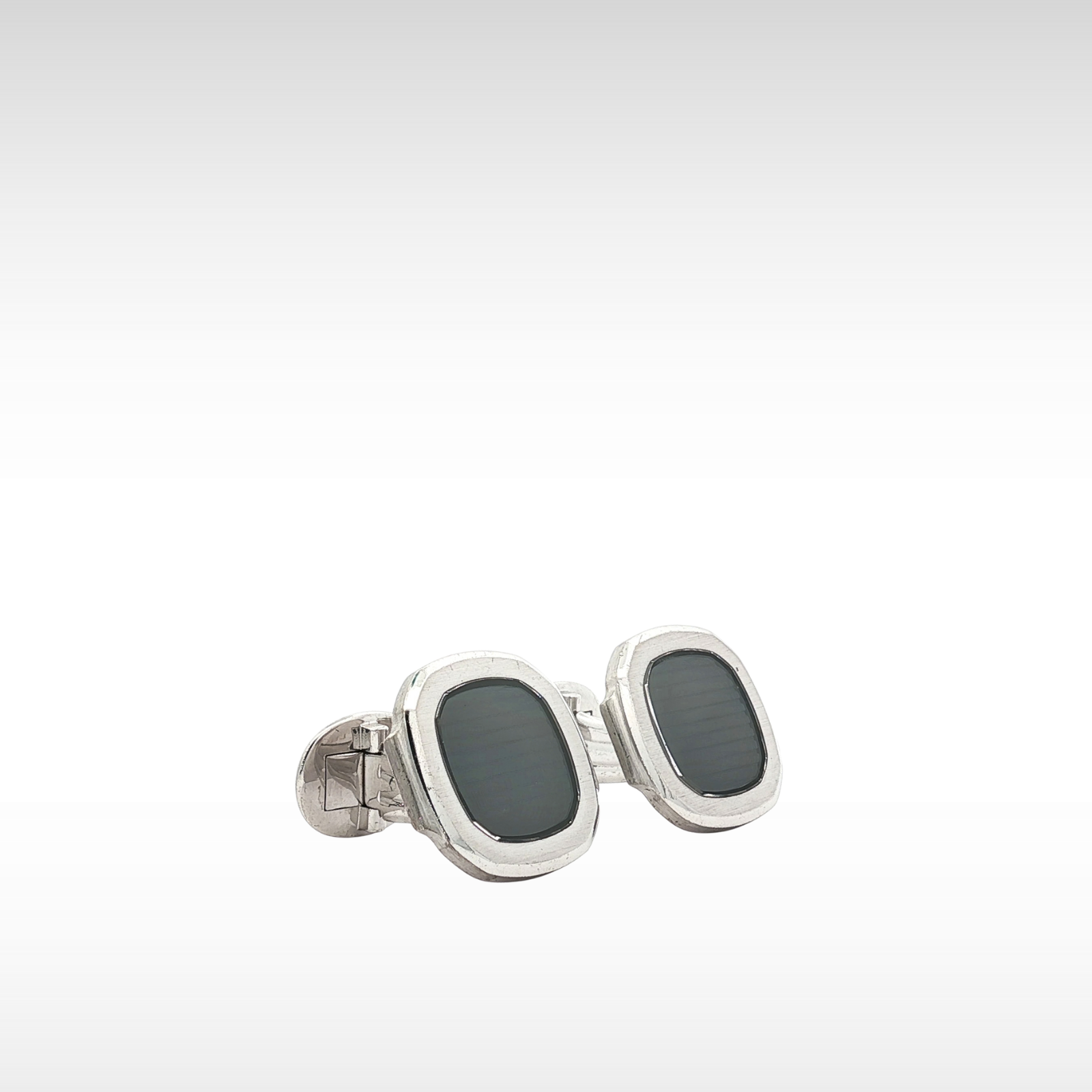 Nautilas Jumbo Cufflinks 9037 White Gold