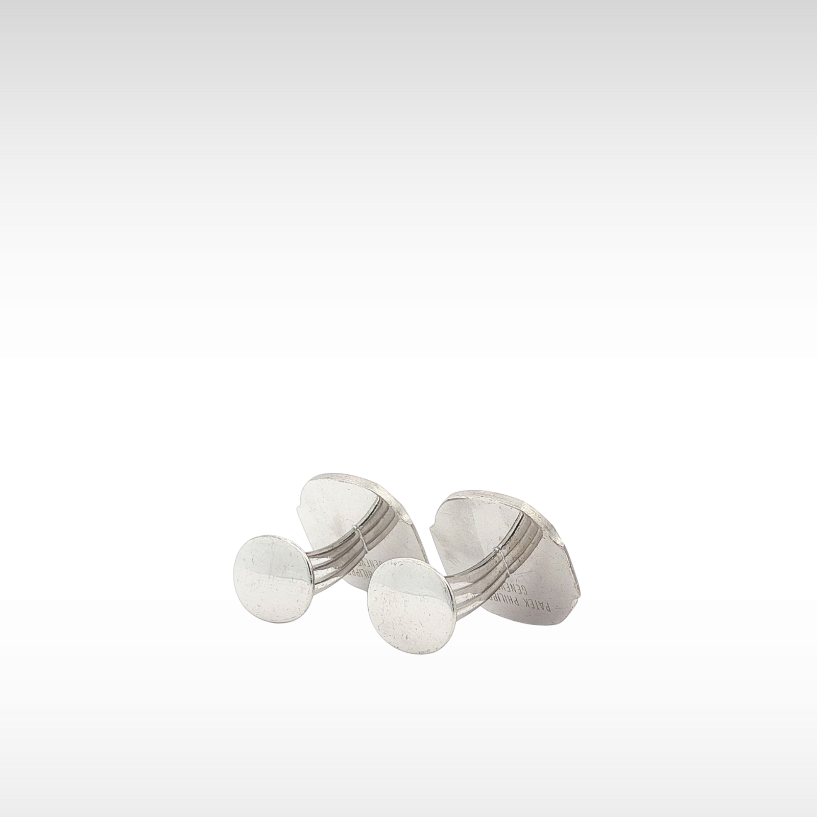Nautilas Jumbo Cufflinks 9037 White Gold