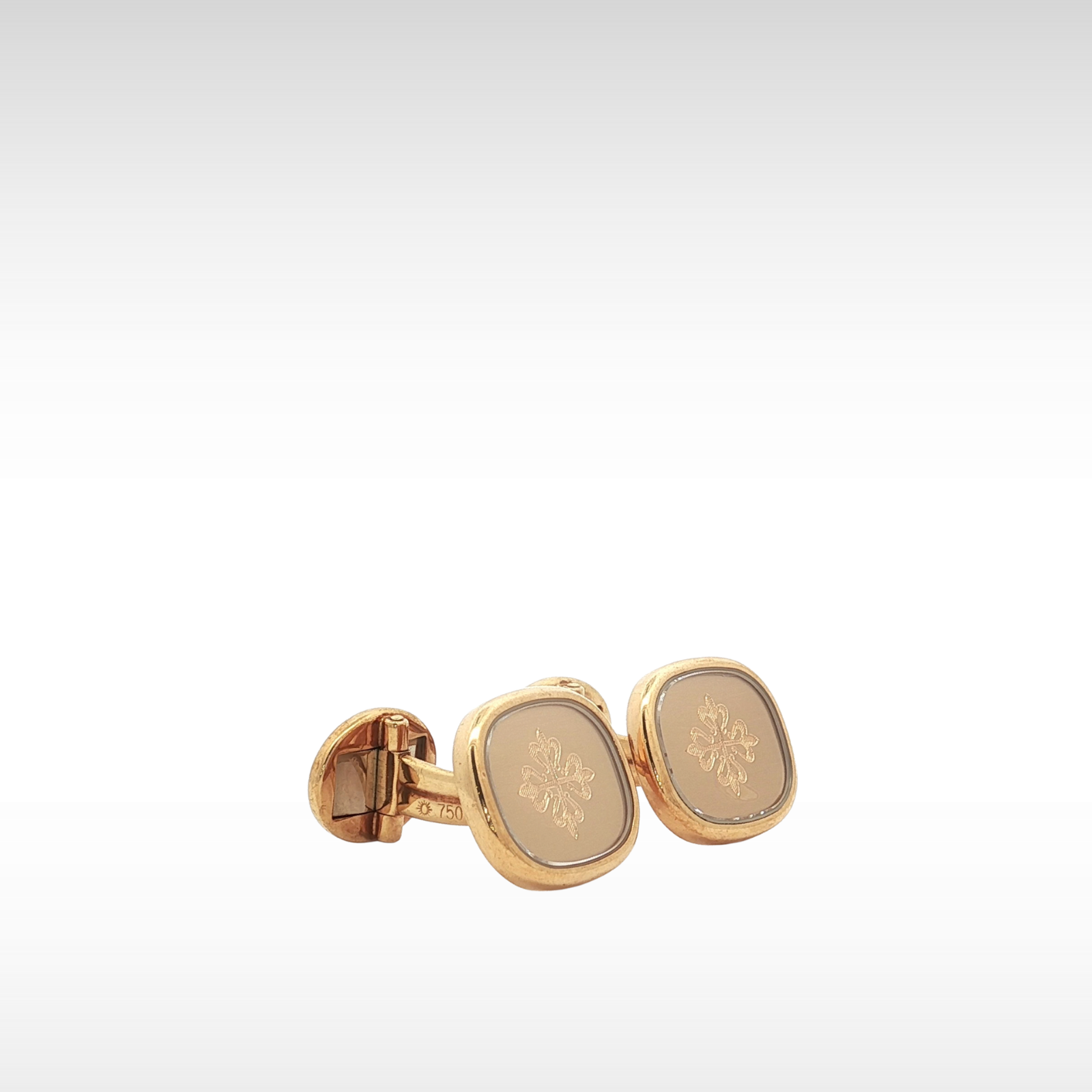 Ellipse Cufflinks Yellow Gold