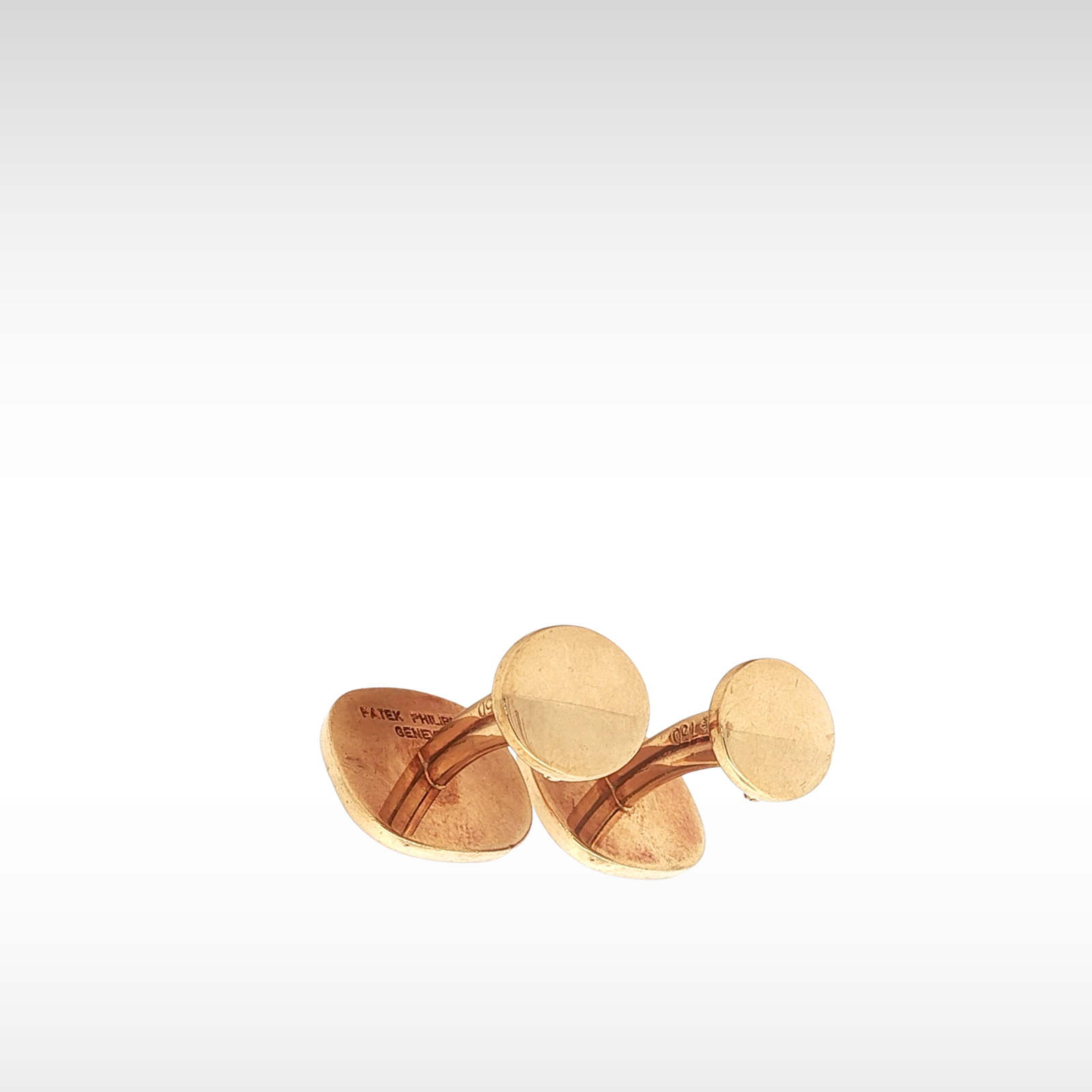 Ellipse Cufflinks Yellow Gold