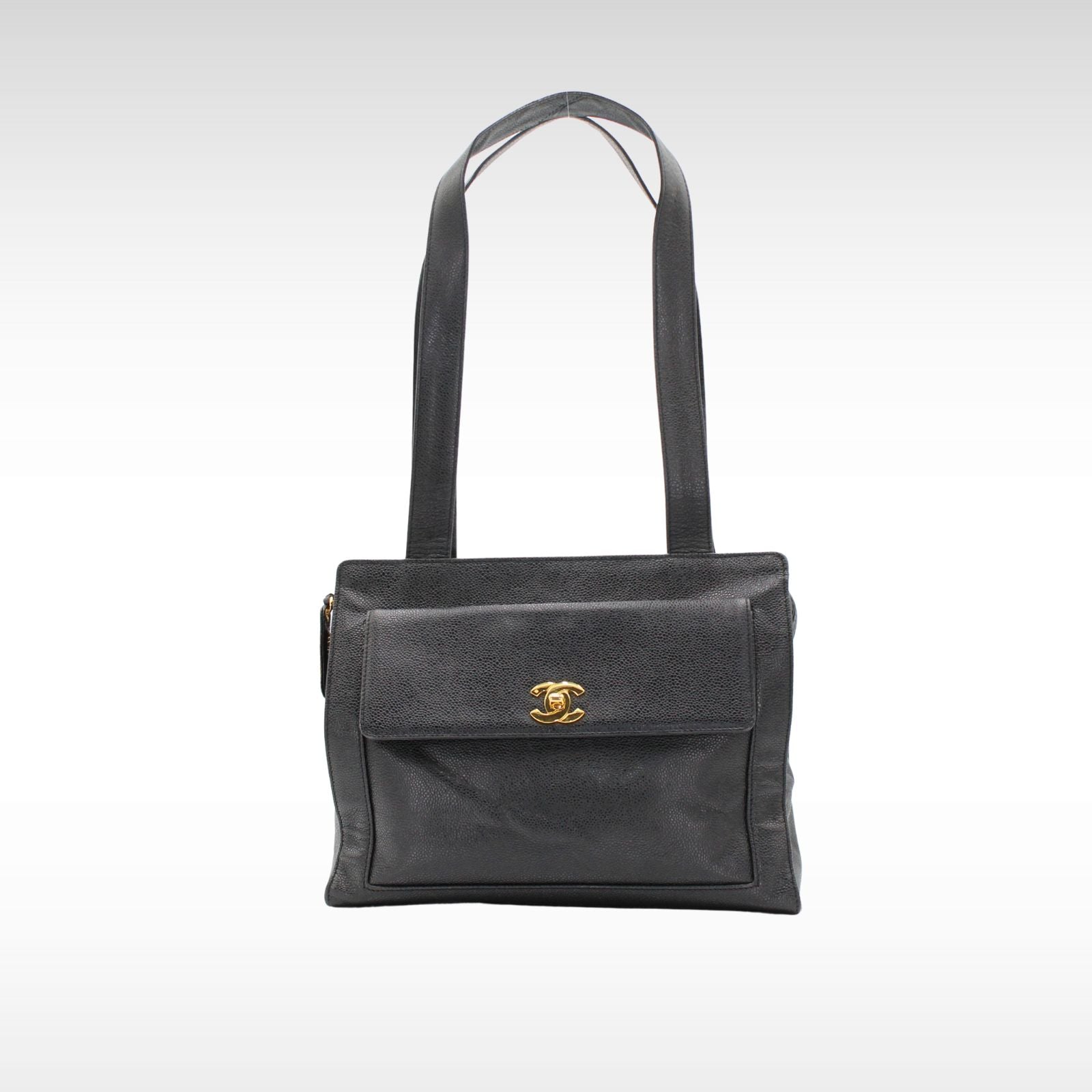 Caviar Black Shoulder Bag