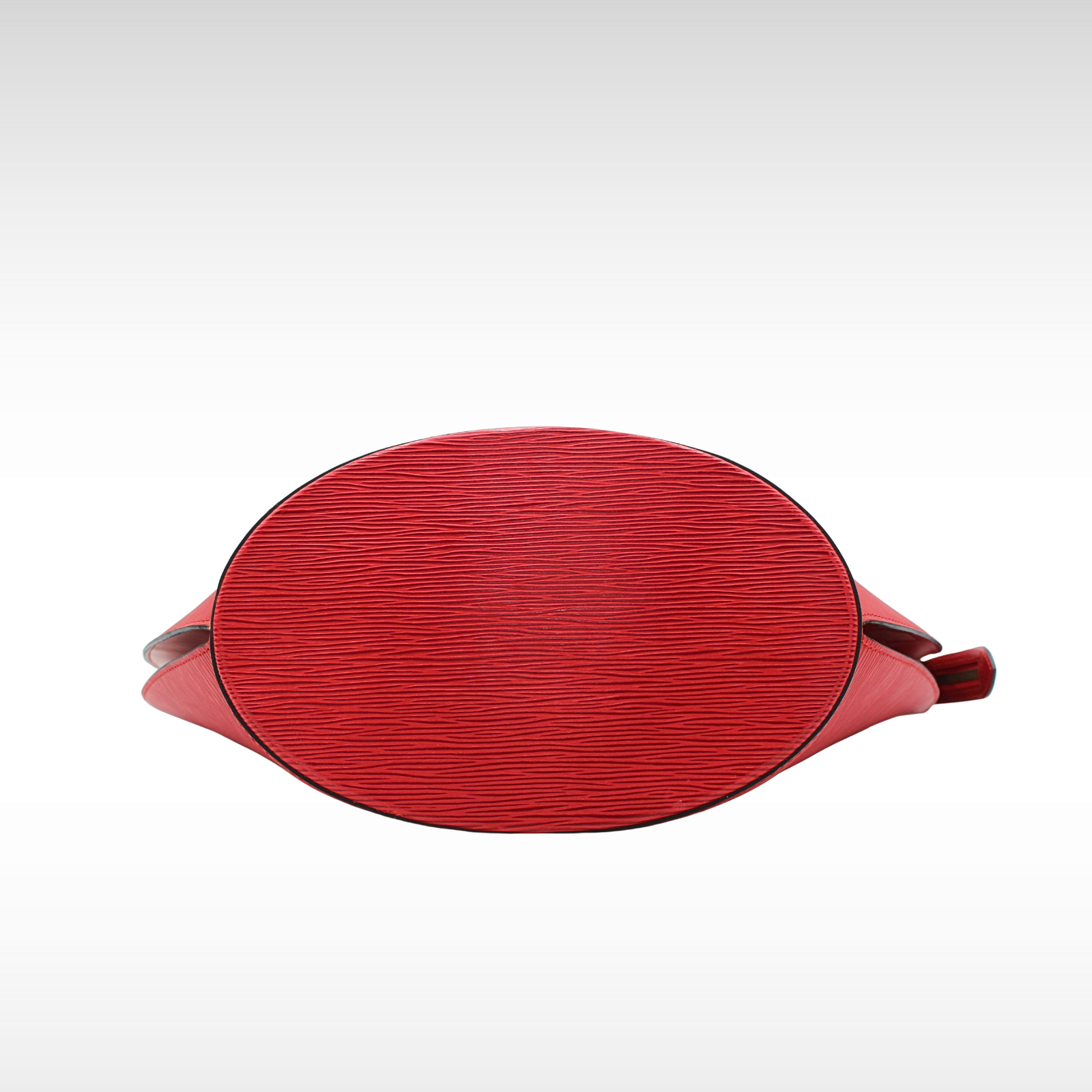 Saint Jacques Shopping Calf Red Shoulder Bag