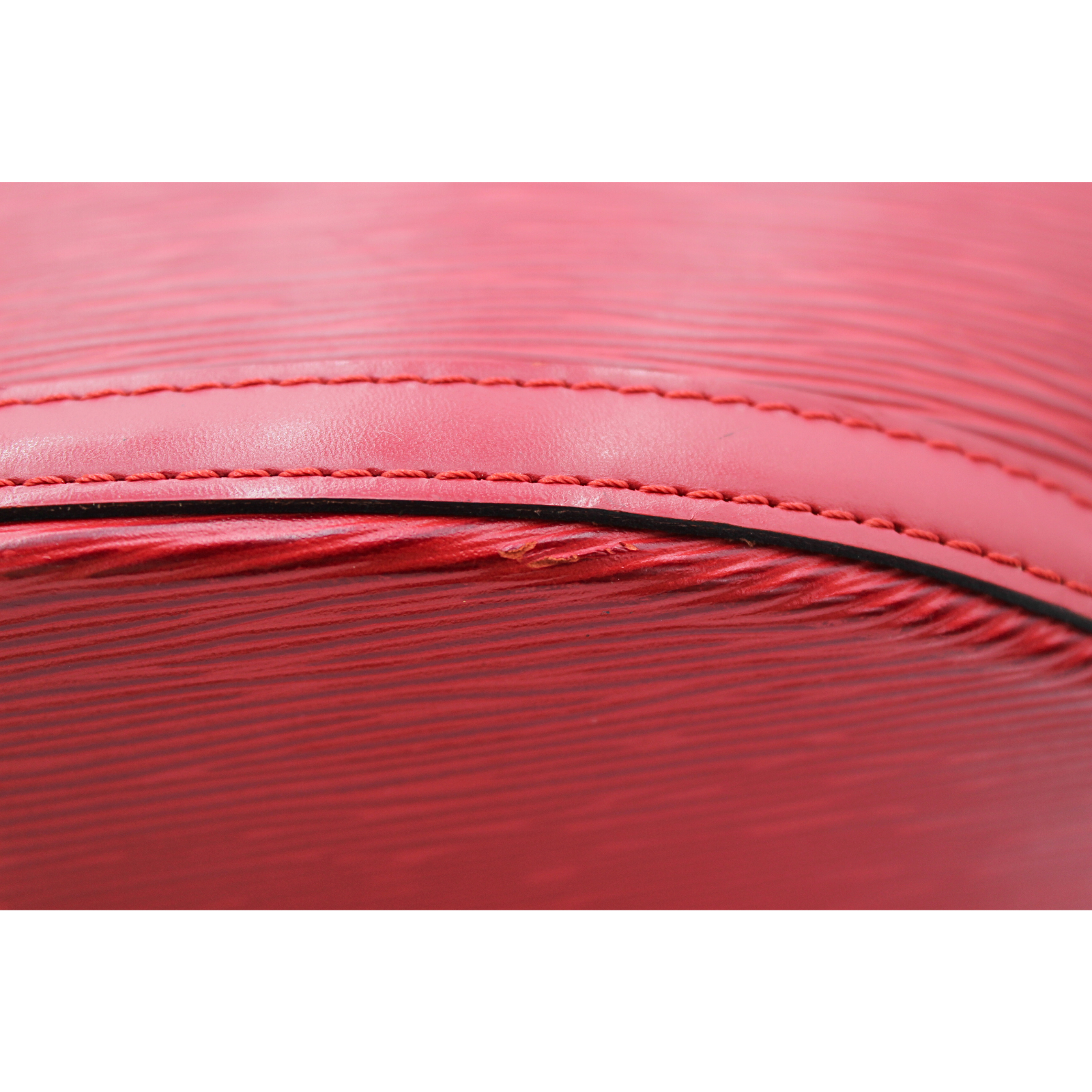 Saint Jacques Shopping Calf Red Shoulder Bag
