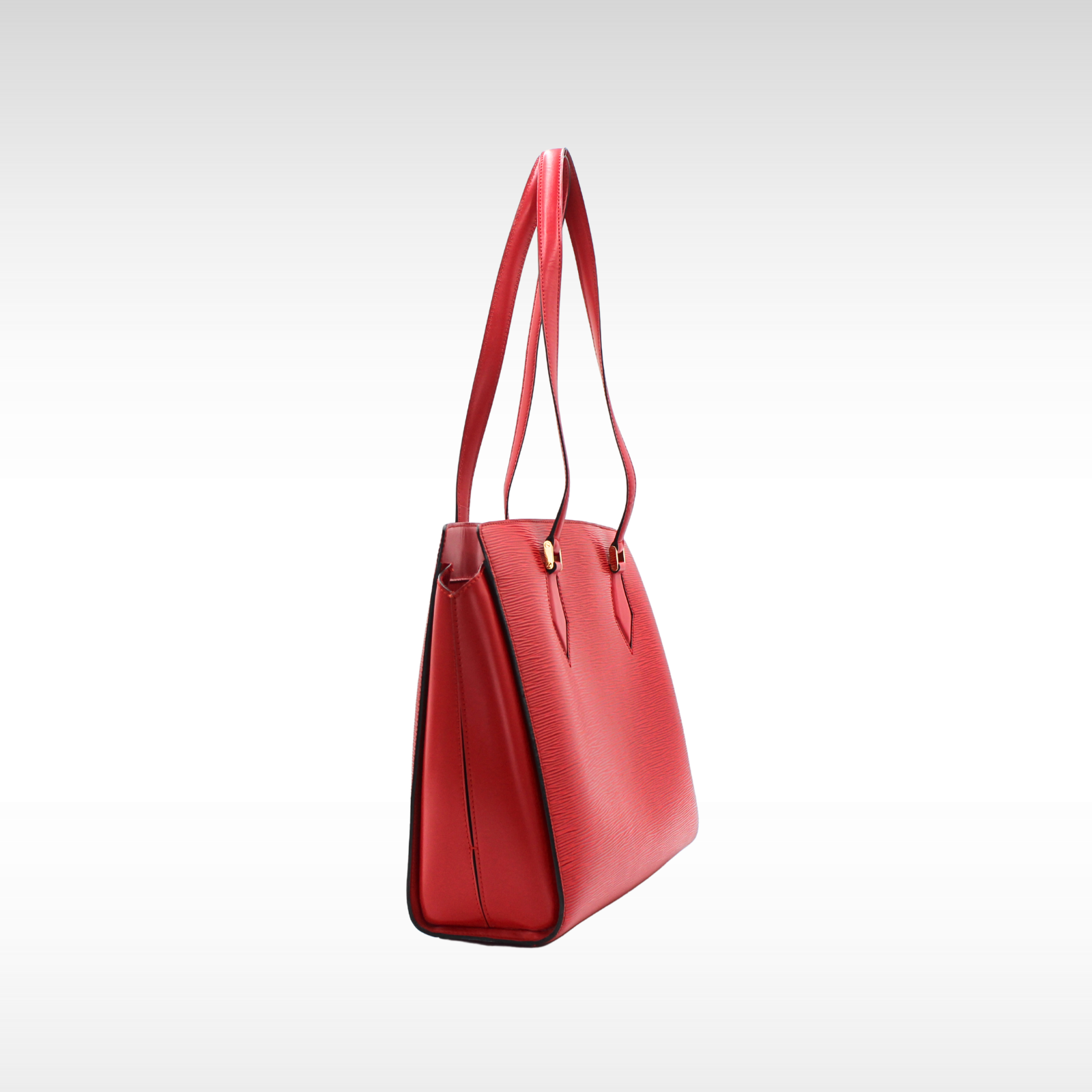 Duplex Epi Calf Red Shoulder Bag