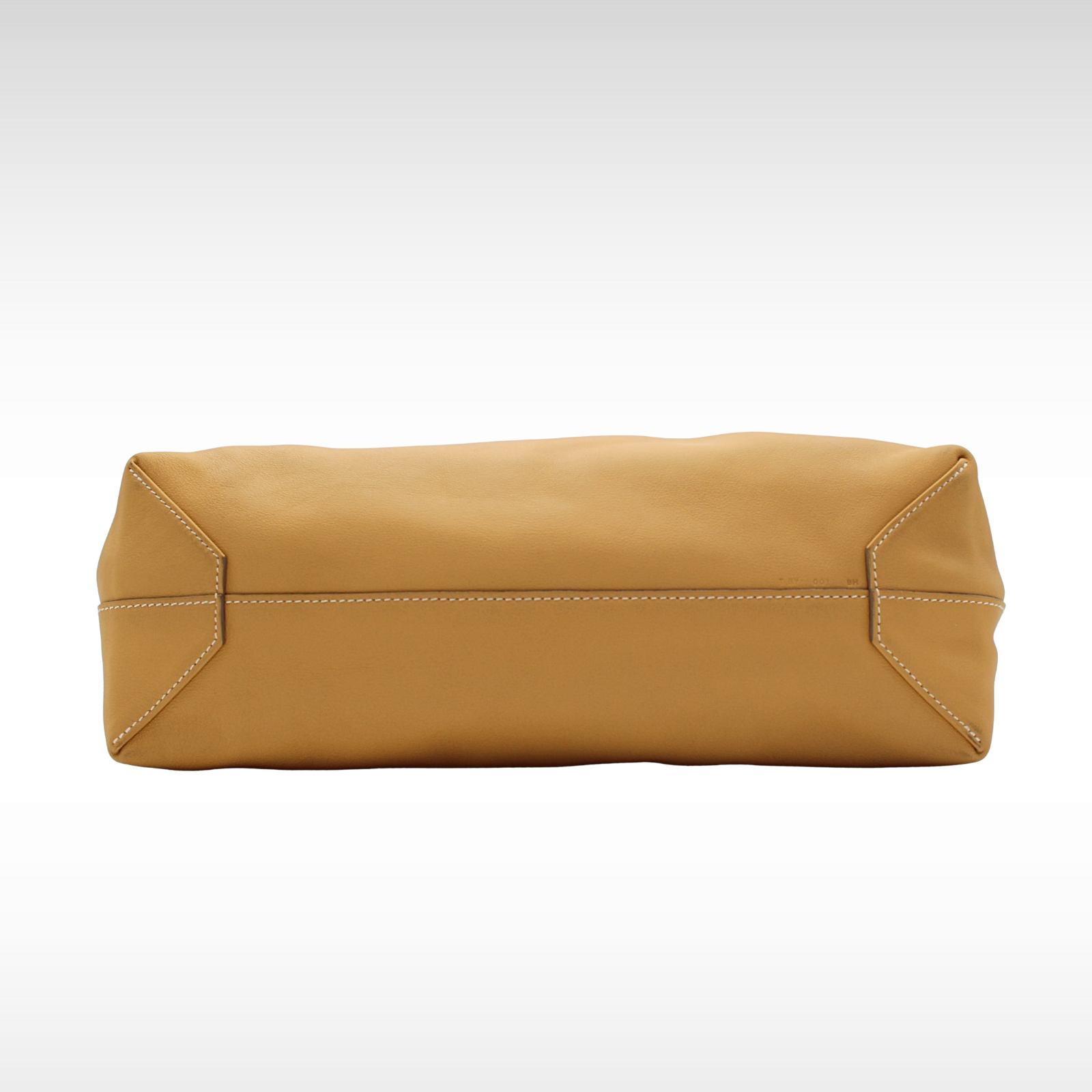 Double Sens 45 Taurillon Clemence White+Natural Sable Tote Bag