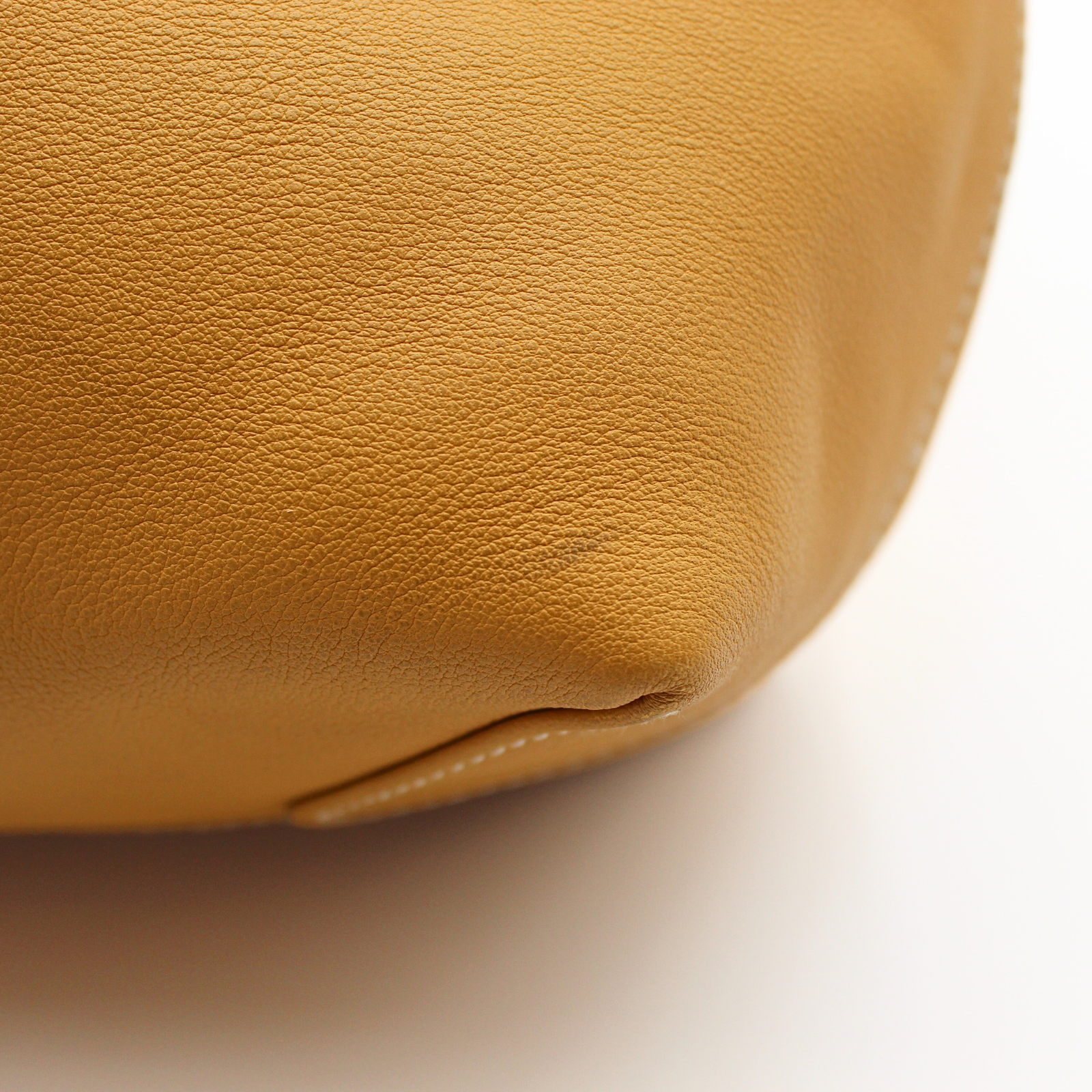 Double Sens 45 Taurillon Clemence White+Natural Sable Tote Bag