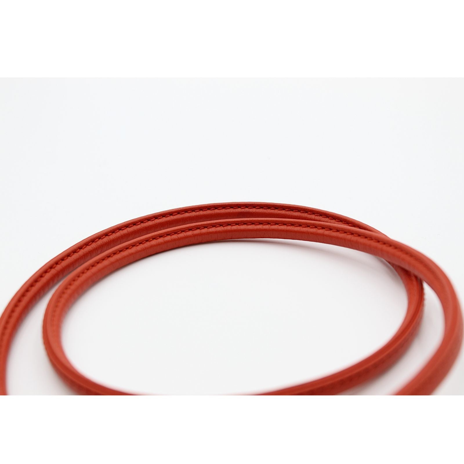 Sac Aline Mini Bicolor Agneau Rouge H+Terre Battue Crossbody Bag