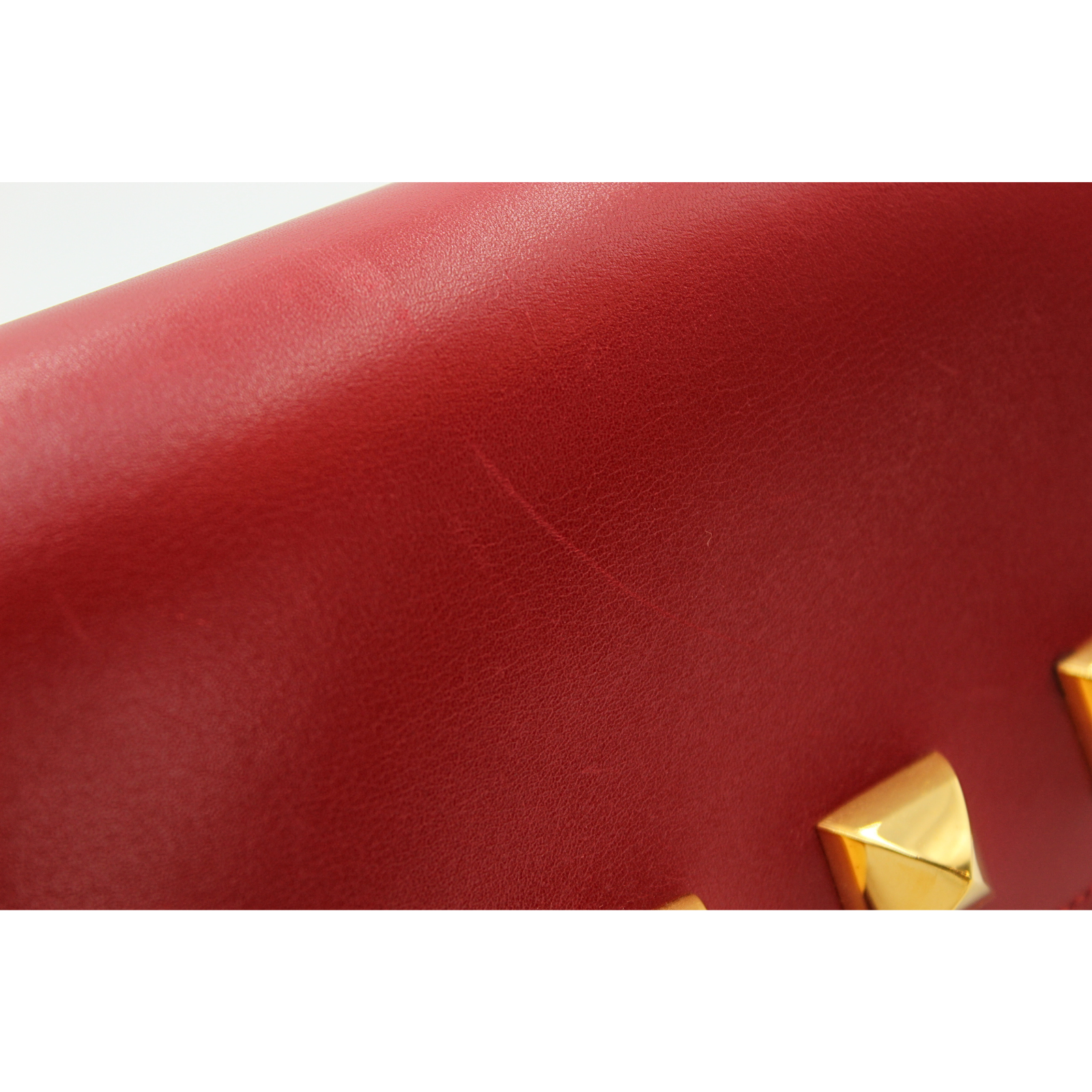 Doggy Medor Box Calf Rouge Vif Shoulder Bag