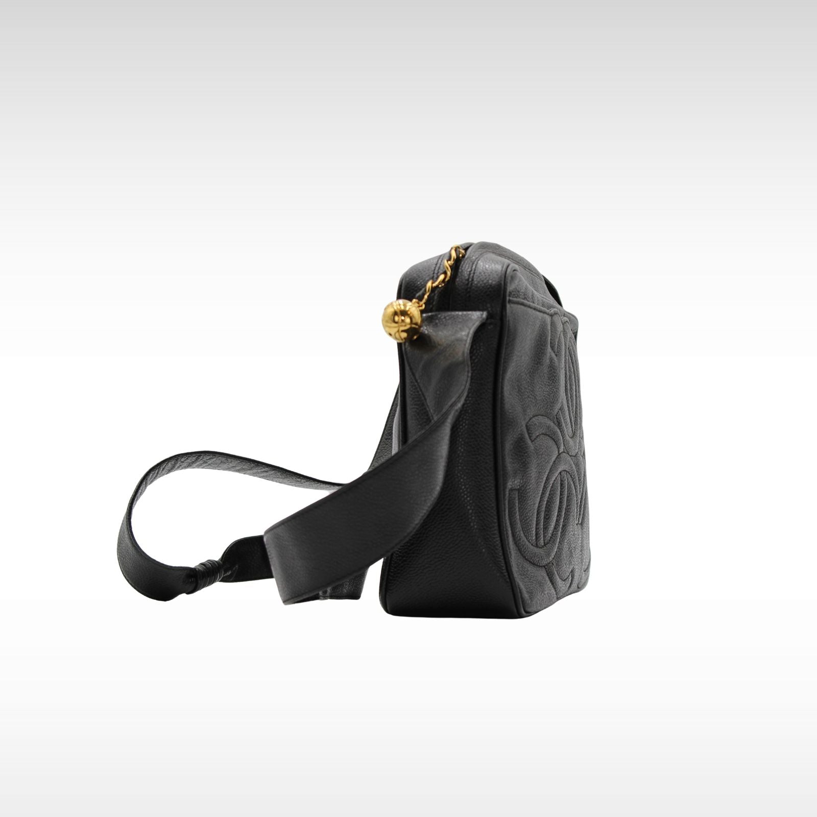 Caviar Black CrossBody Bag