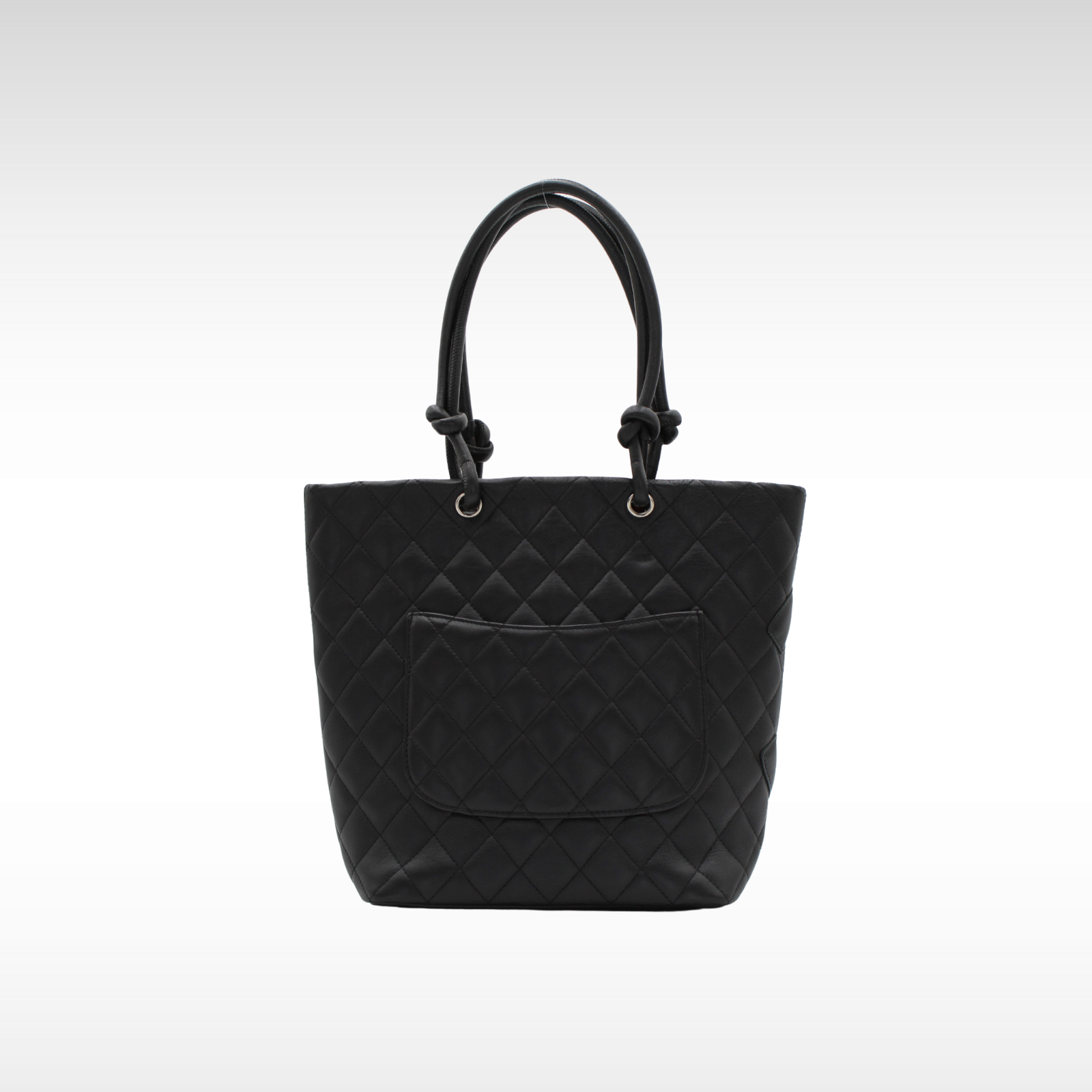 Cambon Calf Black Tote Bag