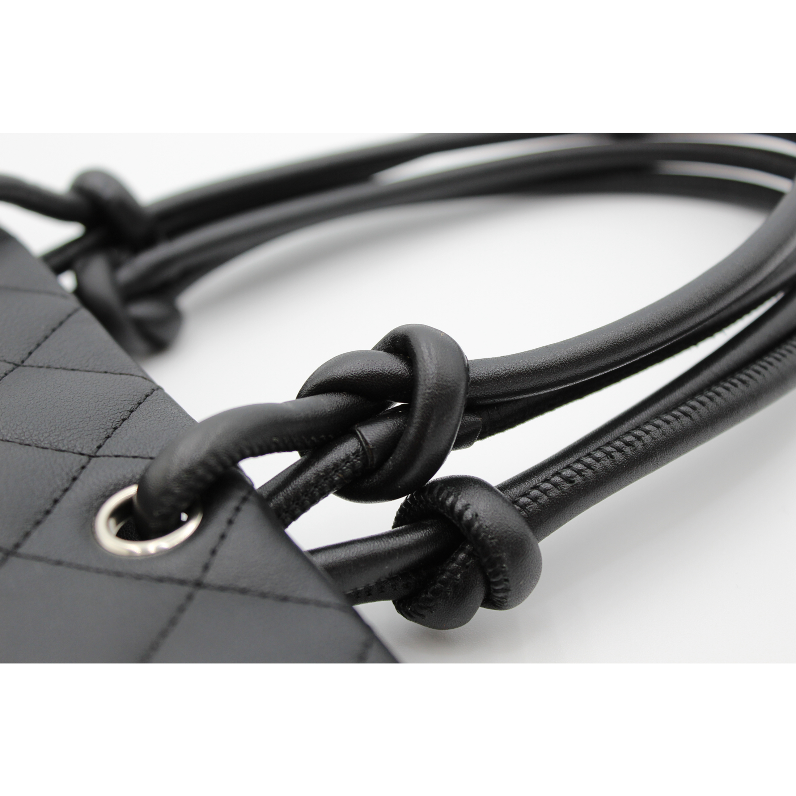 Cambon Calf Black Tote Bag