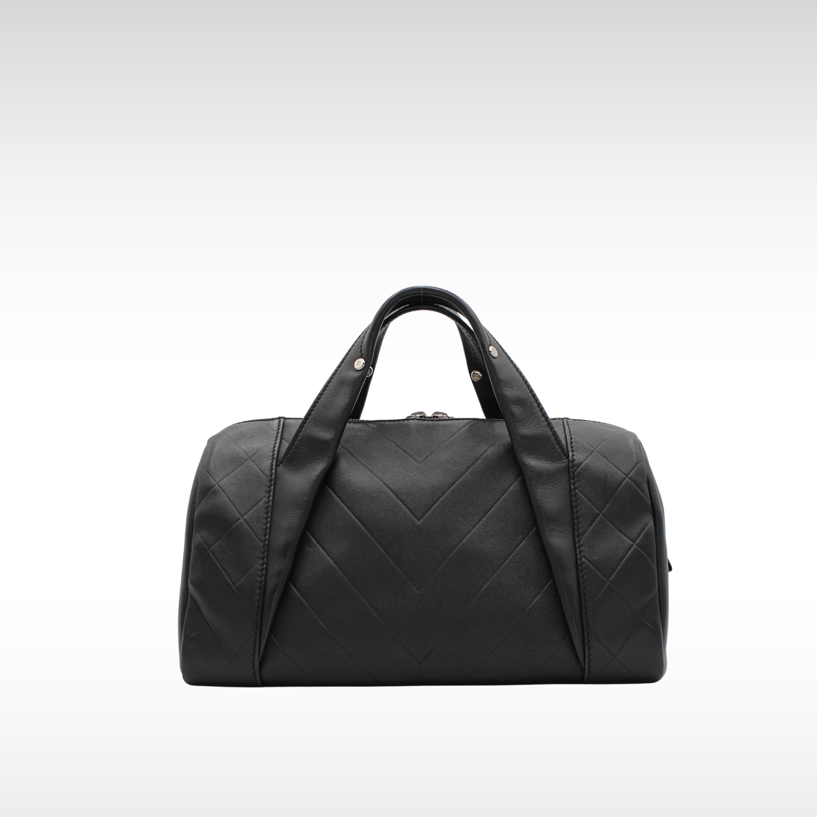 Calf Black Hand Bag