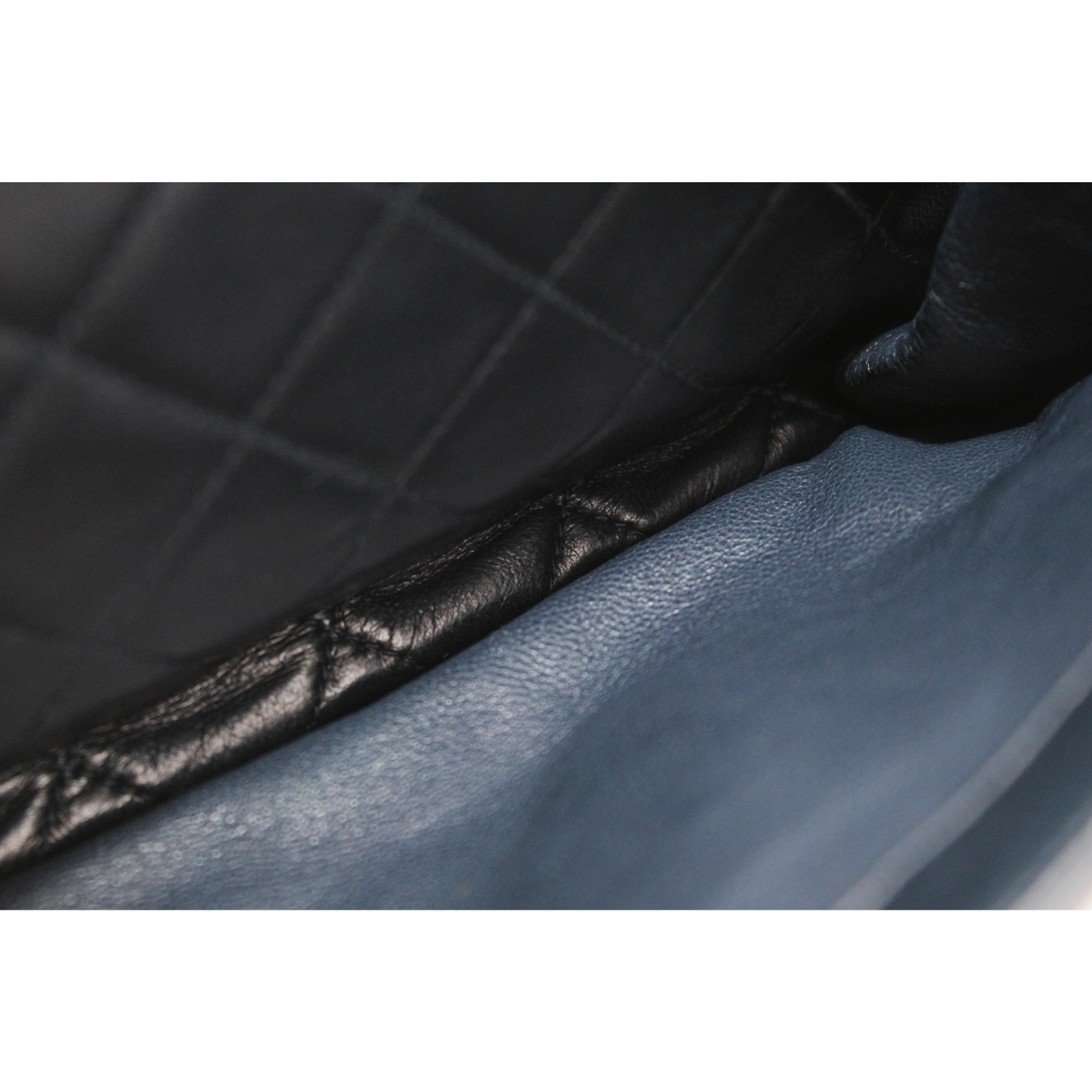 Lamb Navy Crossbody Bag