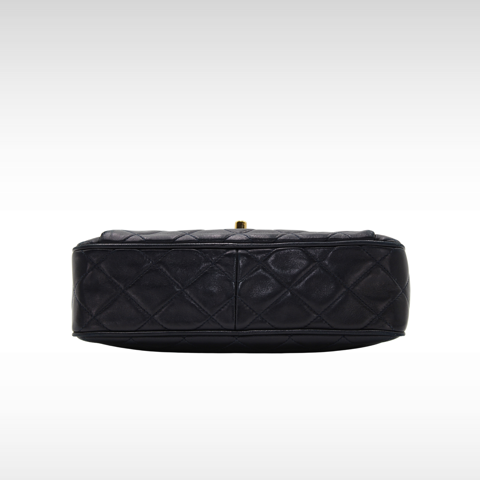 Lamb Navy Crossbody Bag