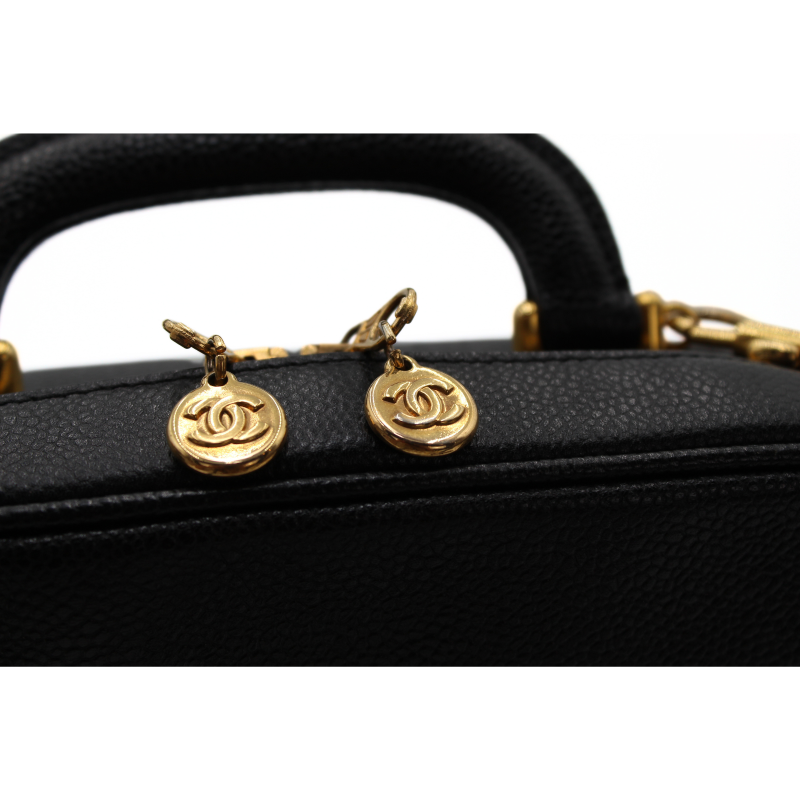Caviar Black Vanity Bag