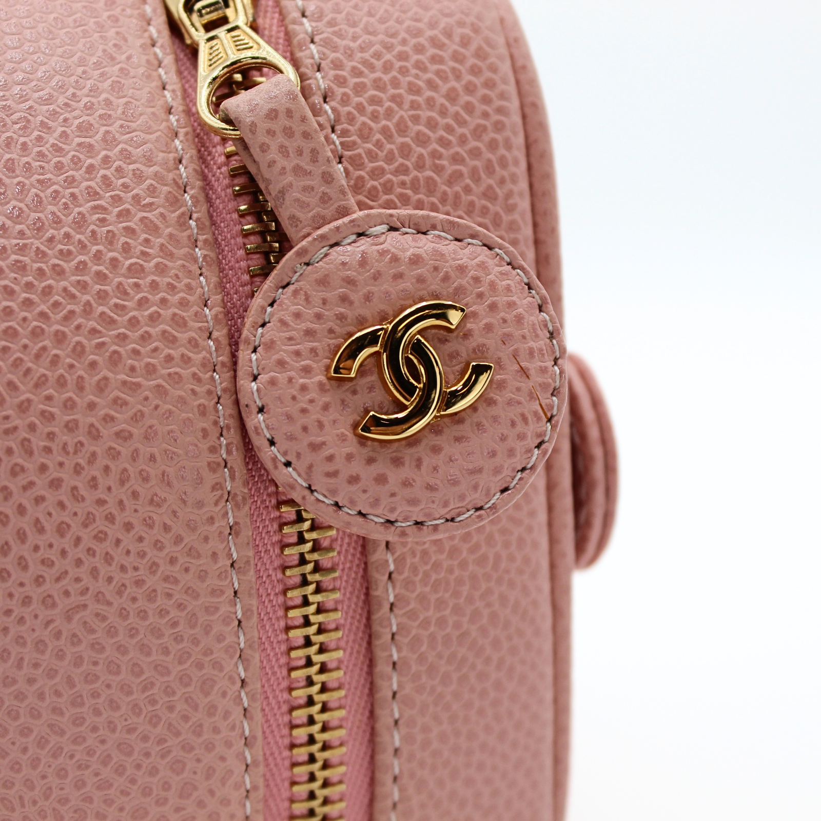Caviar Pink Vanity Bag
