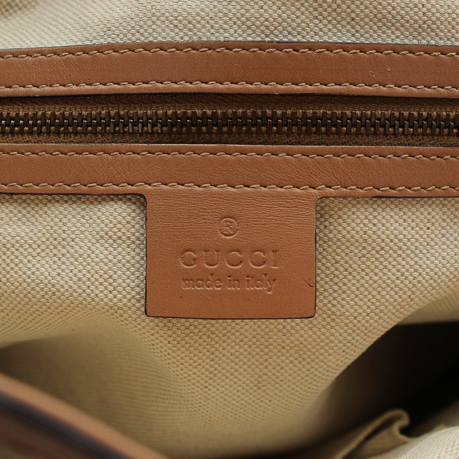 GG-Canvas Canvas Brown Hand Bag