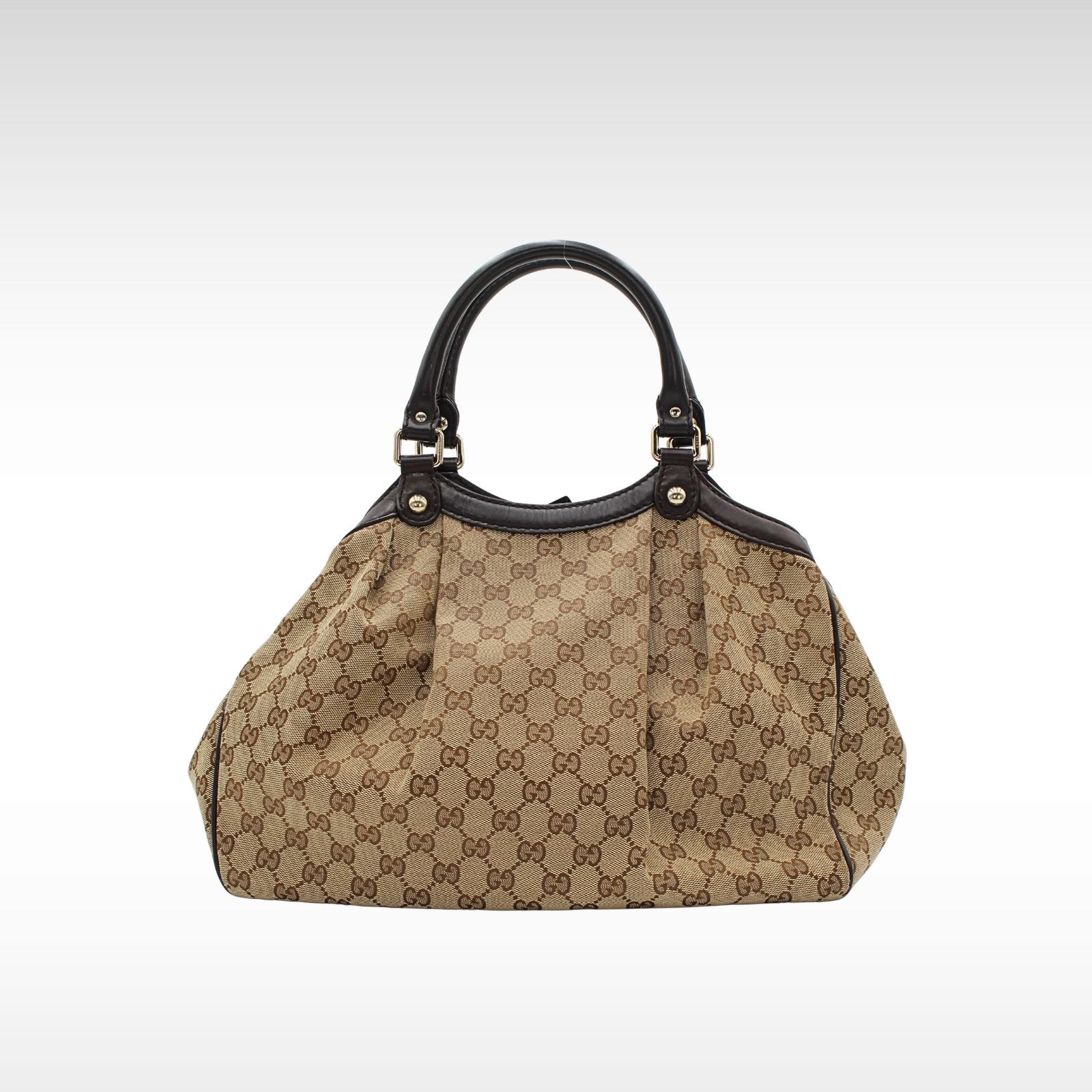 GG-Canvas Canvas Hand Bag