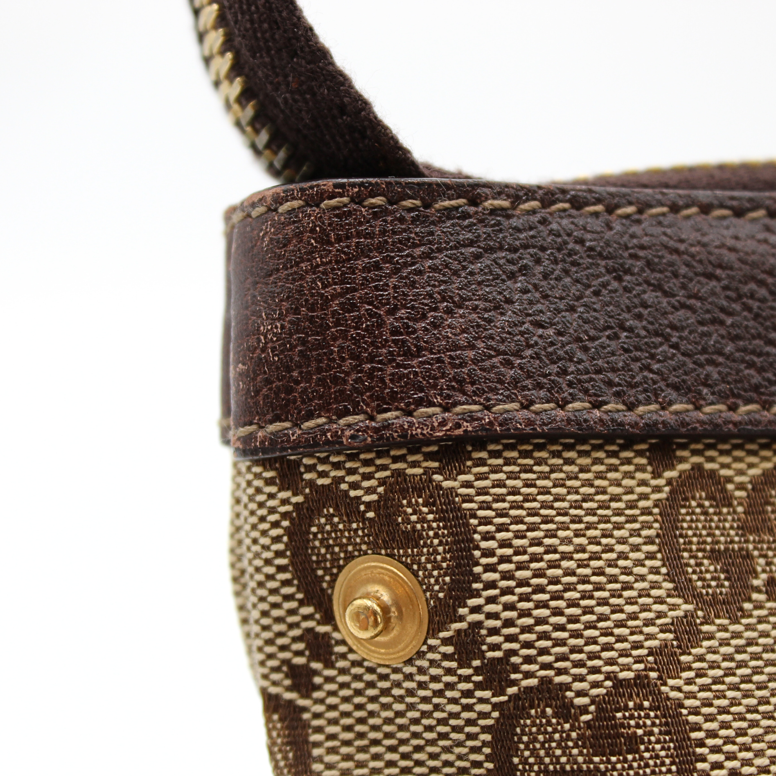 GG-Canvas Canvas Shoulder Bag