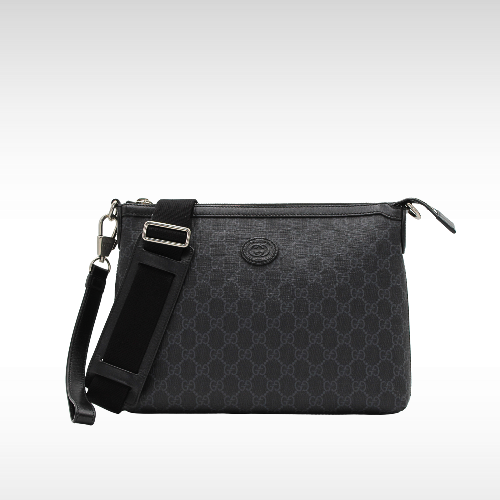 GG-Supreme Coated Canvas Crossbody Bag