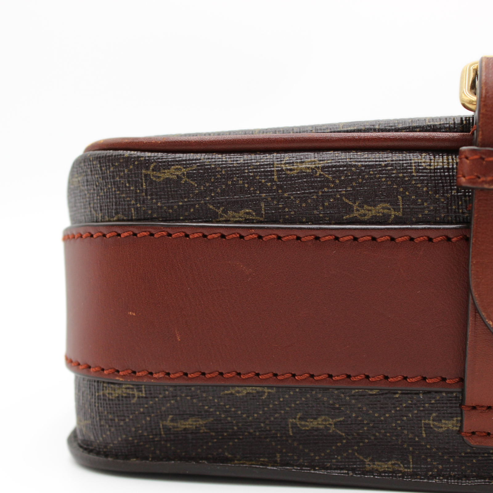 Le Monogram Satchel Medium Coated Canvas Shoulder Bag