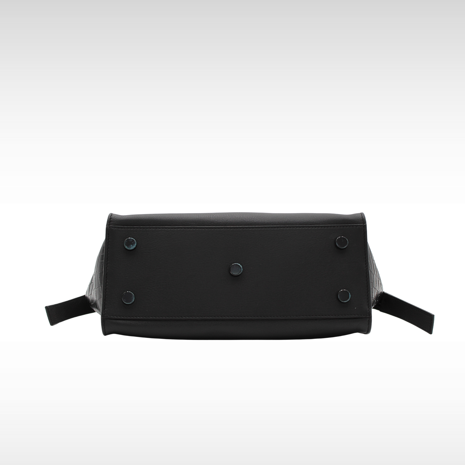 Downtown Calf Black Handbag