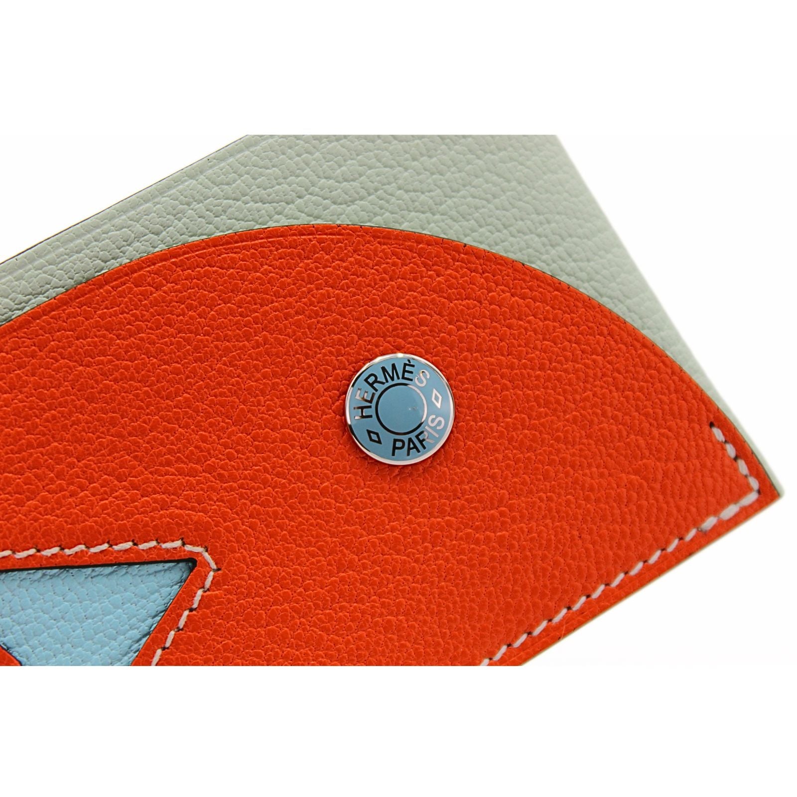 Poisson Chevre Vert Fizz+Orenge+Blue Zephyr Card Case