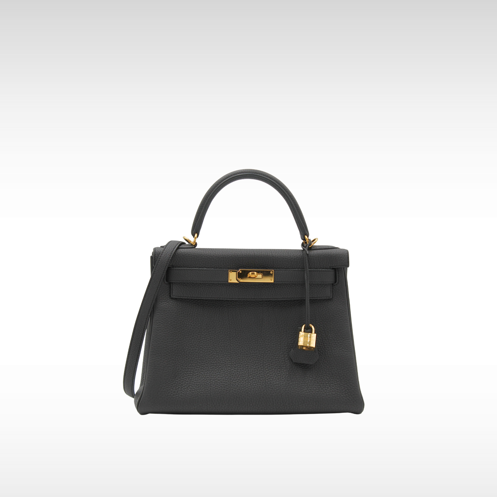 Kelly 28 Togo Black