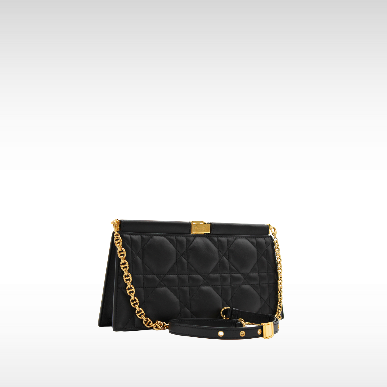 Caro Calle Noire Lamb Shoulder Bag
