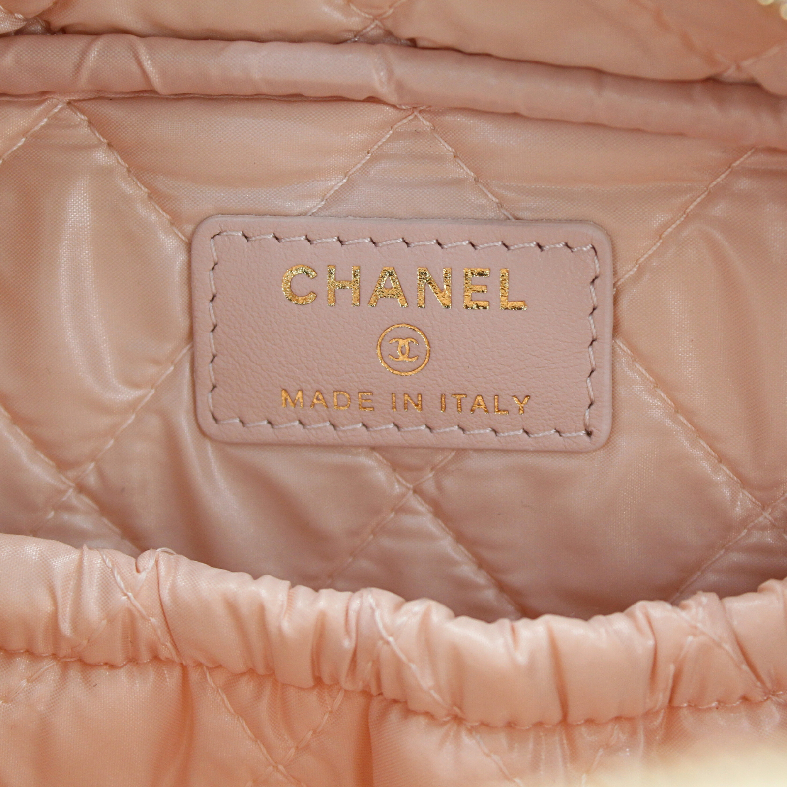 Matelasse Caviar Pink Pouch